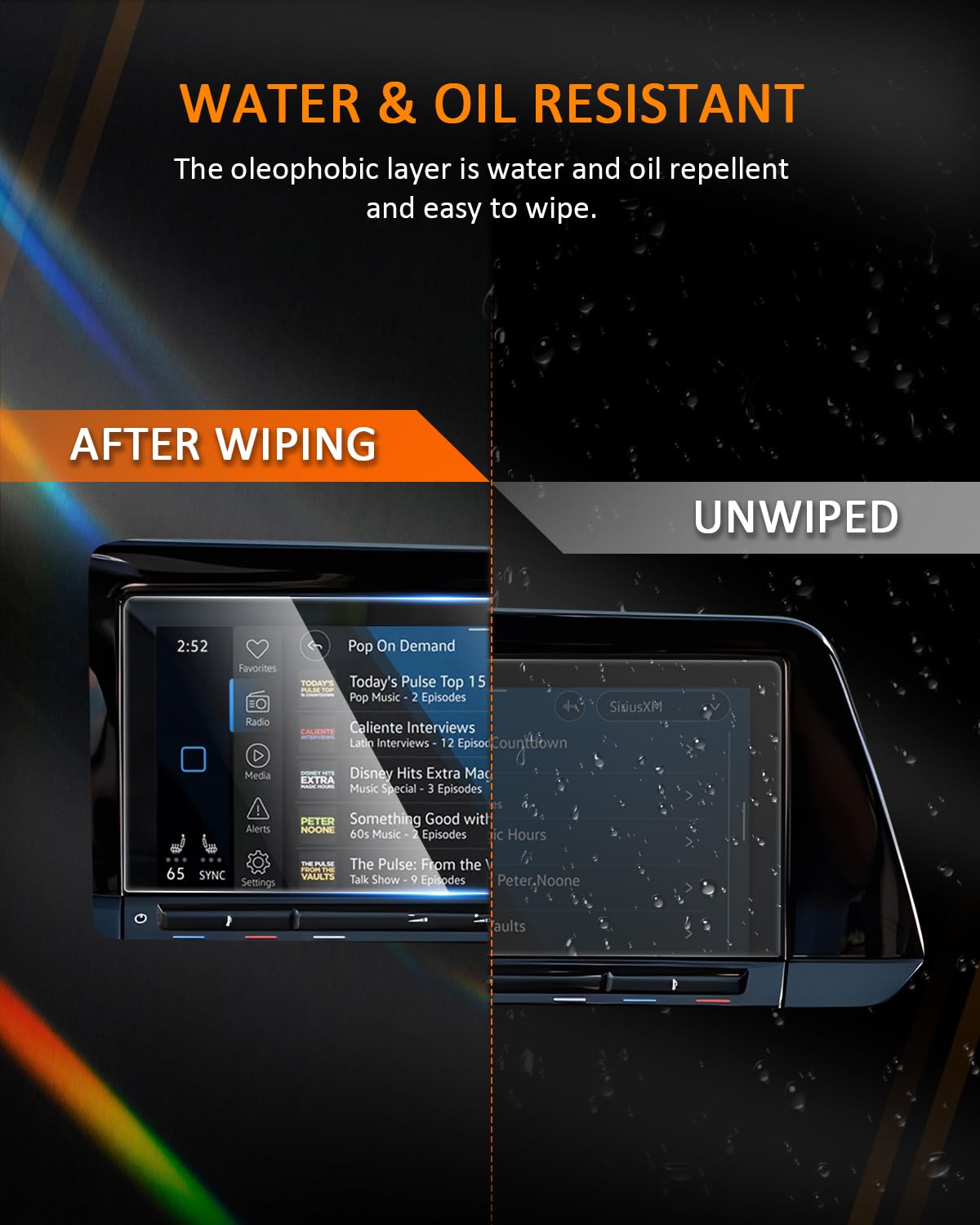 Cdefg Golf R/Gti Tempered Glass Screen Protector, 10 Inch, For Volkswagen Golf R Vw Gti Accessories, 2020 2021 2022 2023 2024 2025 Hd Clear