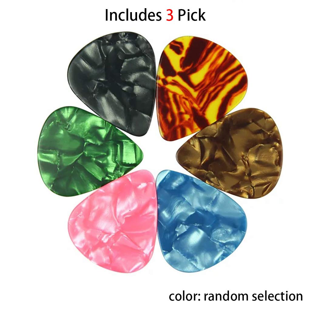 Guitar Strap, Acoustic Guitar Strap,Lavili Electric Guitar Strap Includes 3 Pick.Adjustable Classical Guitar Strap Leather&Polye