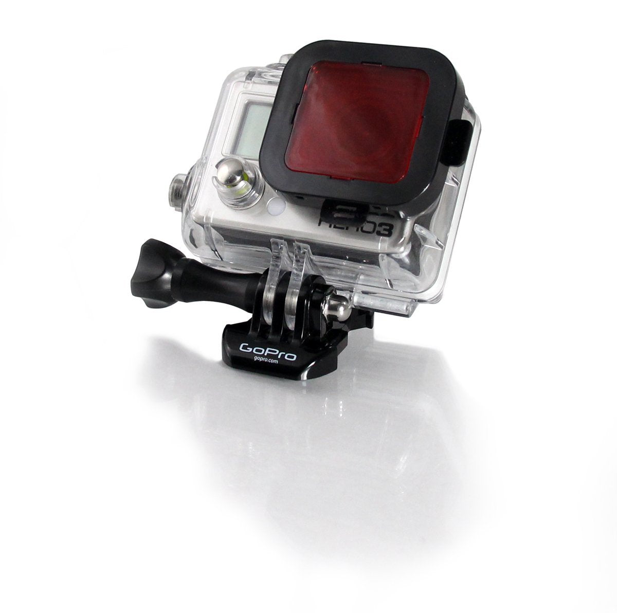 GoScope (60M) Red Filter - Compatible with GOPRO HERO4 / HERO3+ / HERO3 DIVE HOUSING (60M Case Only) Laser Cut Optical Red Filte