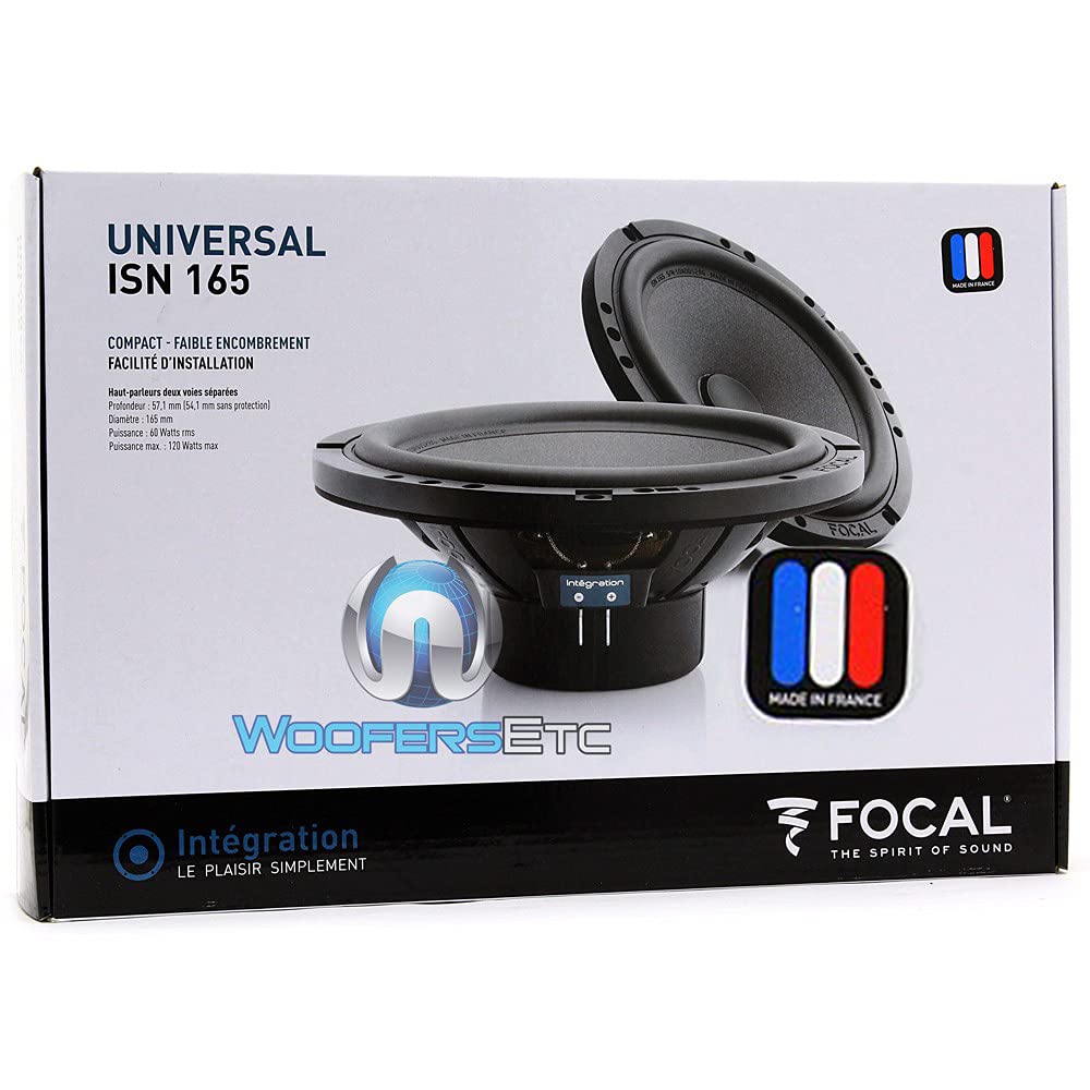 Focal Isn 100 4 40 Watts Rms Component Speakers System
