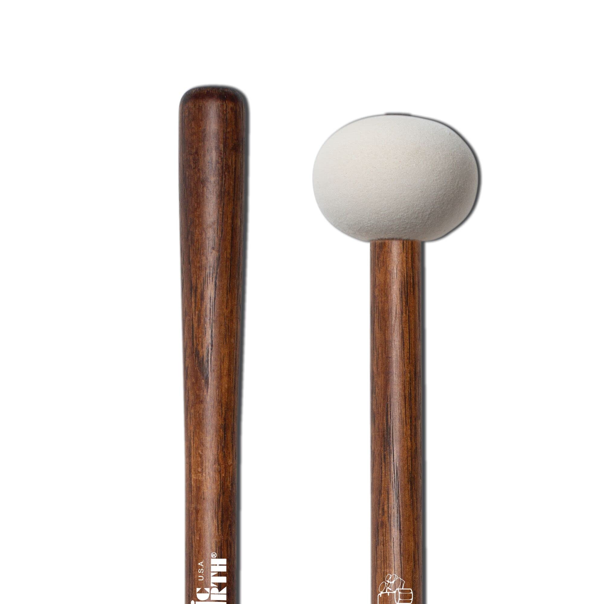 Vic Firth Corpsmaster Bass Mallet - Large Head - Hard