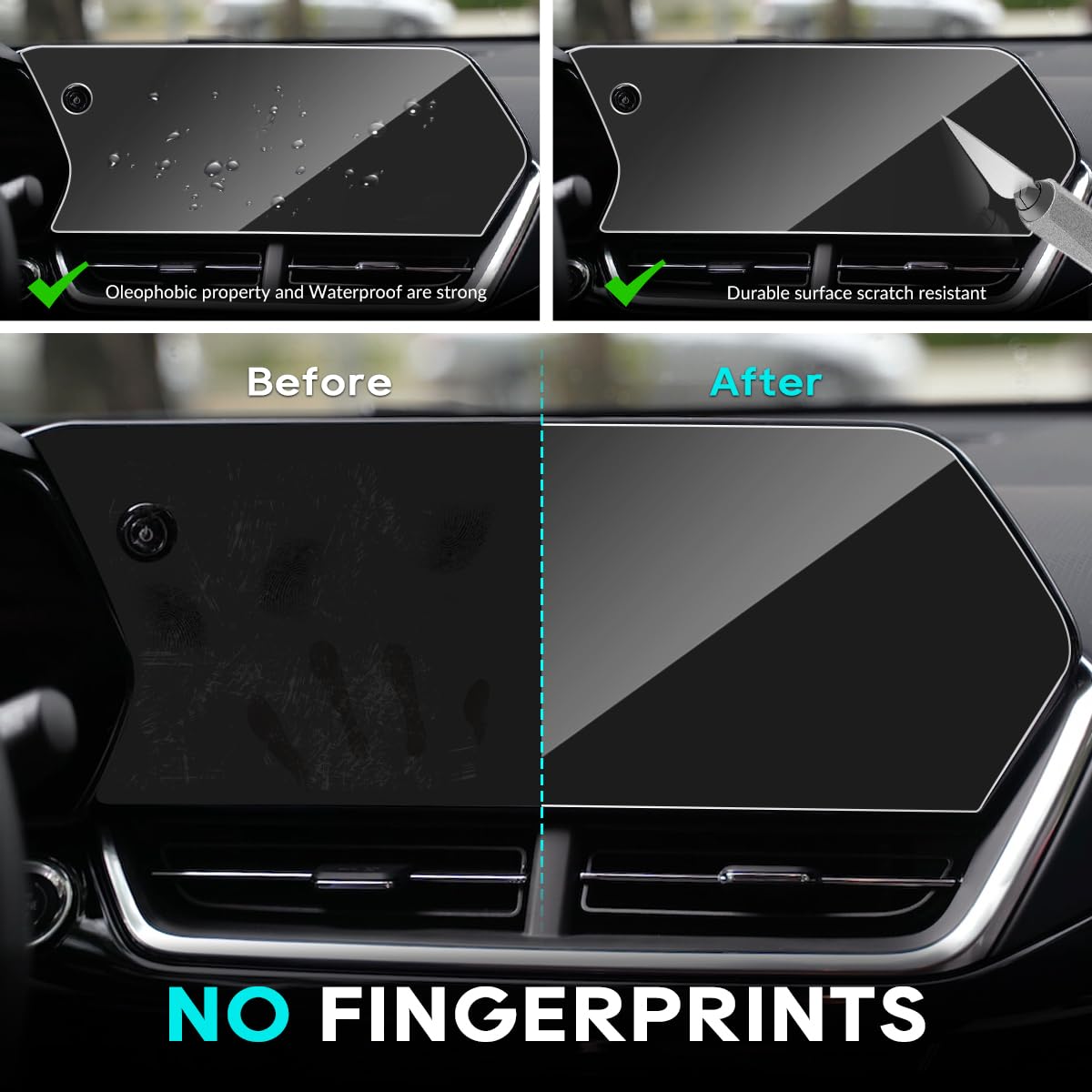 Intget 11 Inch Screen Protector For 2024 2025 Chevrolet Chevy Trax Accessories Premium Tempered Glass Protector Navigation Touchscreen Protector