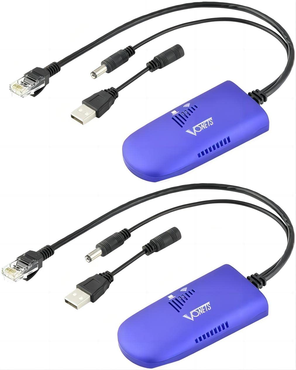Vonets Vap11G 300(Two Units) 2.4G Mini Wifi Bridge Ethernet/Repeater/Ethernet To Wifi/Point To Point Applied To Two Wired Or Wir