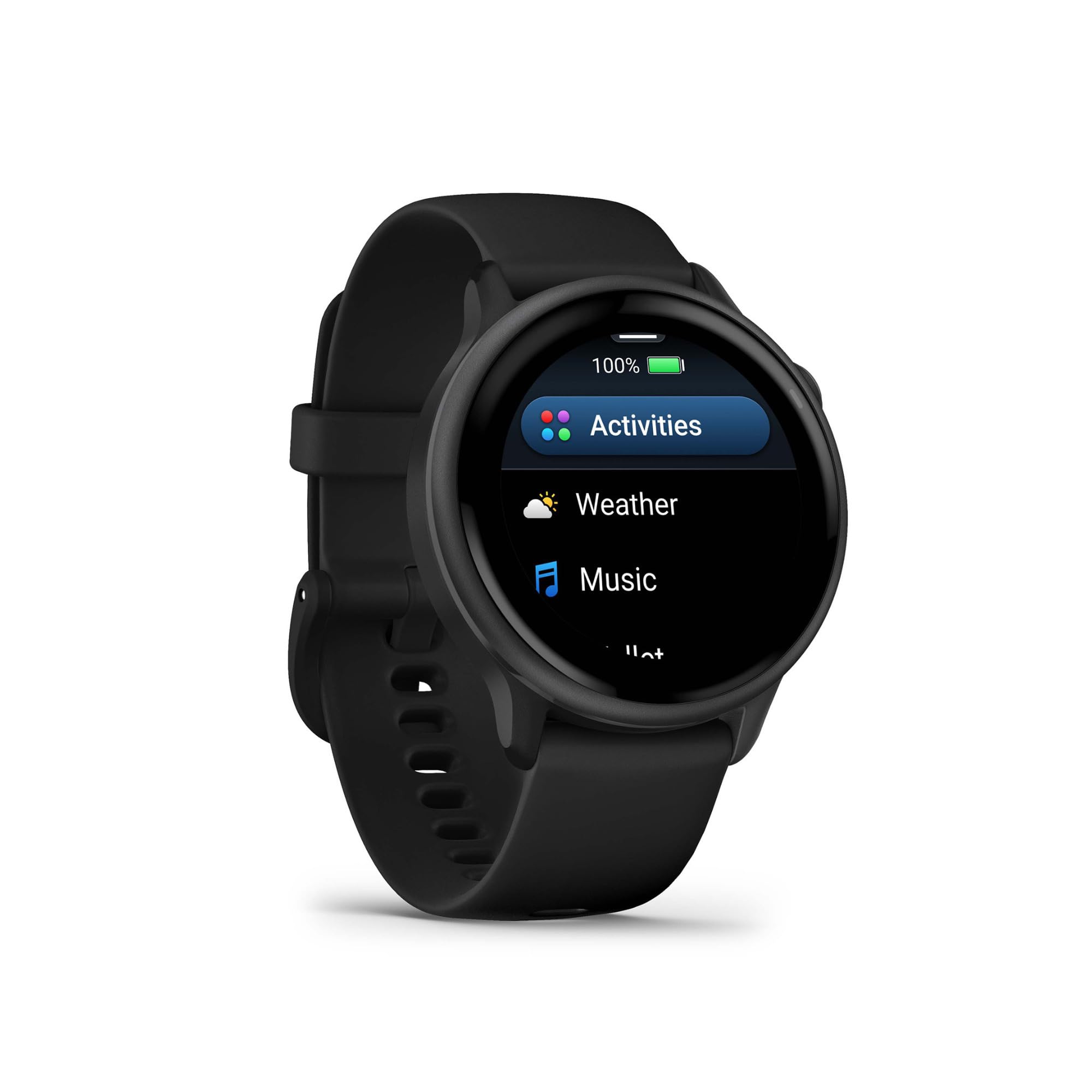 Garmin V  Voactive 6, Health And Fitness Gps Smartwatch, Amoled Display, Up To 11 Days Of Battery, Slate With Black Band