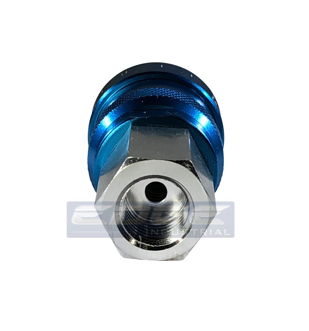 Edge Industrial Adjustable In Line Pressure Regulator For Pneumatic Tools, 1/4'' Npt, Connects Directly To Air Tool (14 43 Psi)