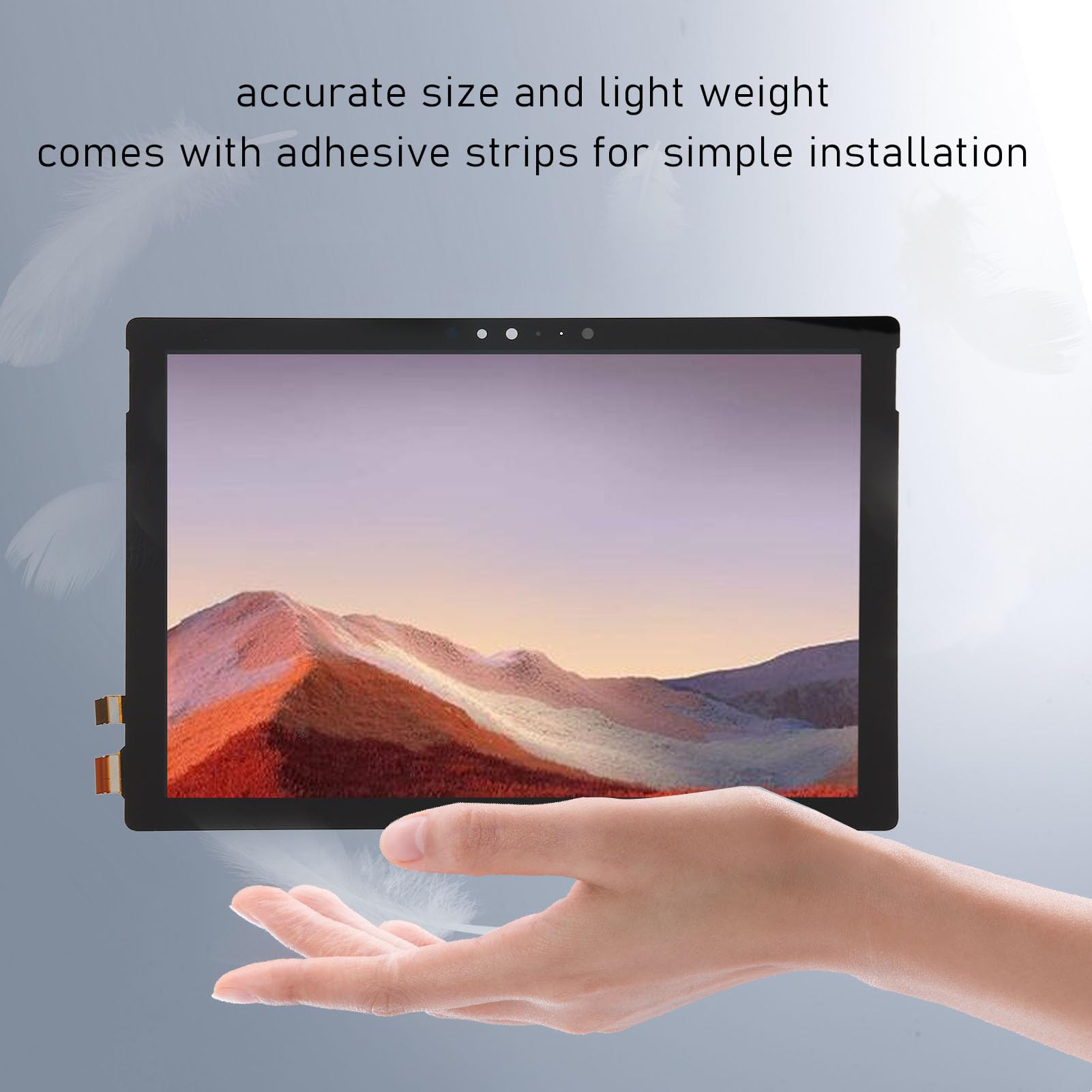 Screen Replacement For Microsoft Surface Pro 4 1724 12.3 Inch(M1010537 003), Oled Display Touch Screen Digitizer Assembly, Lapto