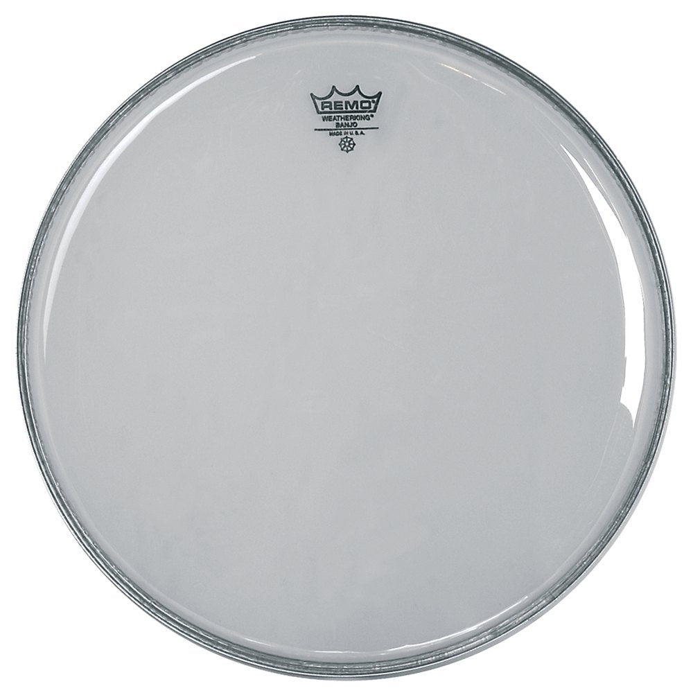 Remo Banjo Head, Clear, 11-inch Diameter, High Collar