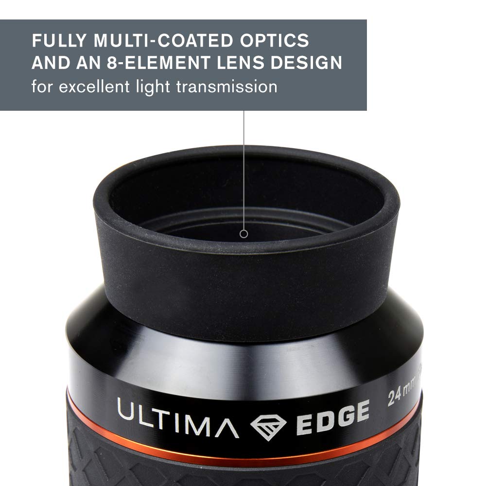 Celestron Ultima Edge   24Mm Flat Field Eyepiece   1.25''