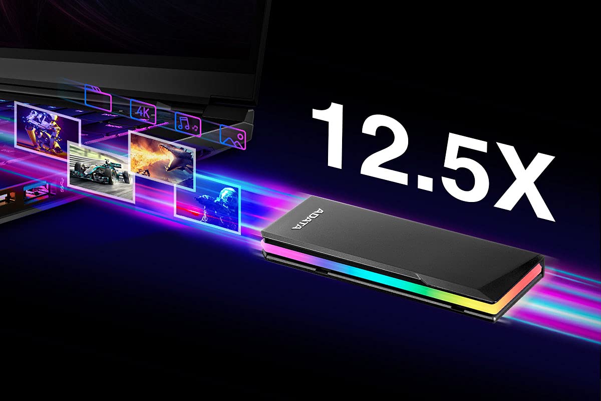 Adata Ec700G Aluminum Usb 3 Gen 2 Type-C M.2 2280/2242/2230 Pcie/Nvme/Sata Ssd External Portable Enclosure Case Adapter Tool-Les