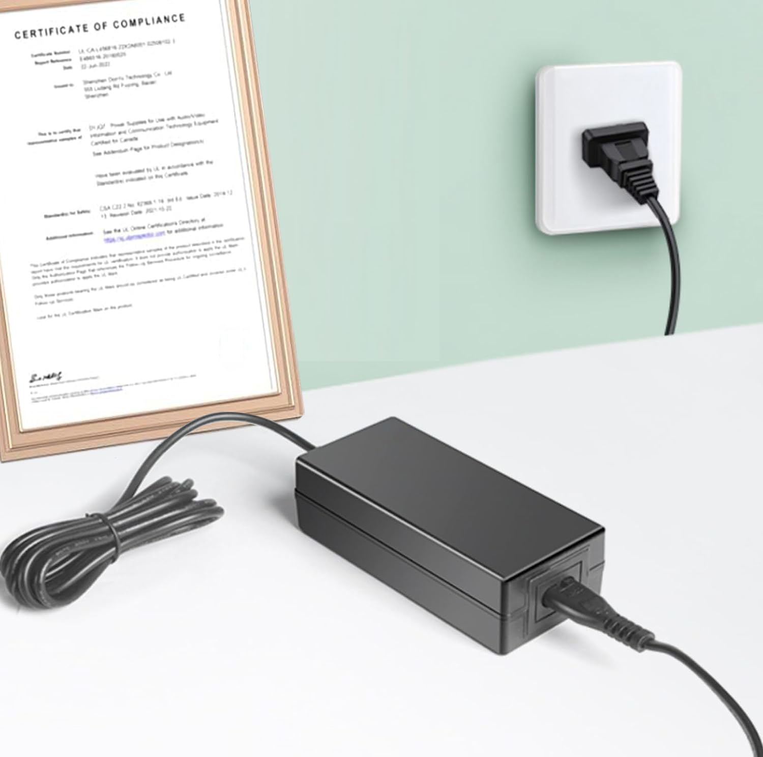 Gep Sunny Tech Replacement Ac Adapter Dc19V Output For Lg Led Monitor 24 24Lf452B, 43 43Lf5100, 49 49Lf5100.