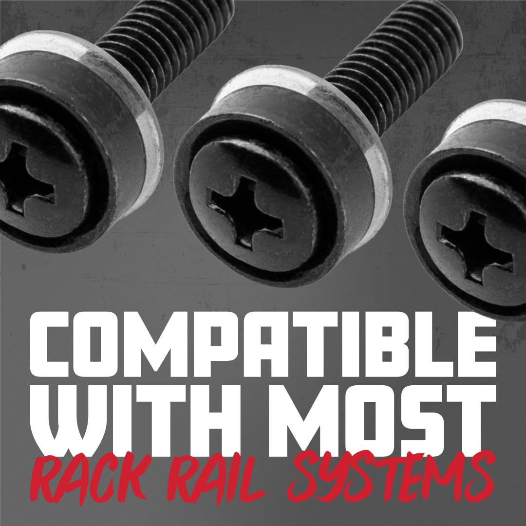 Gator Rackworks Standard Size Rack Screws, 25 Pack (Grw-Scrw025)