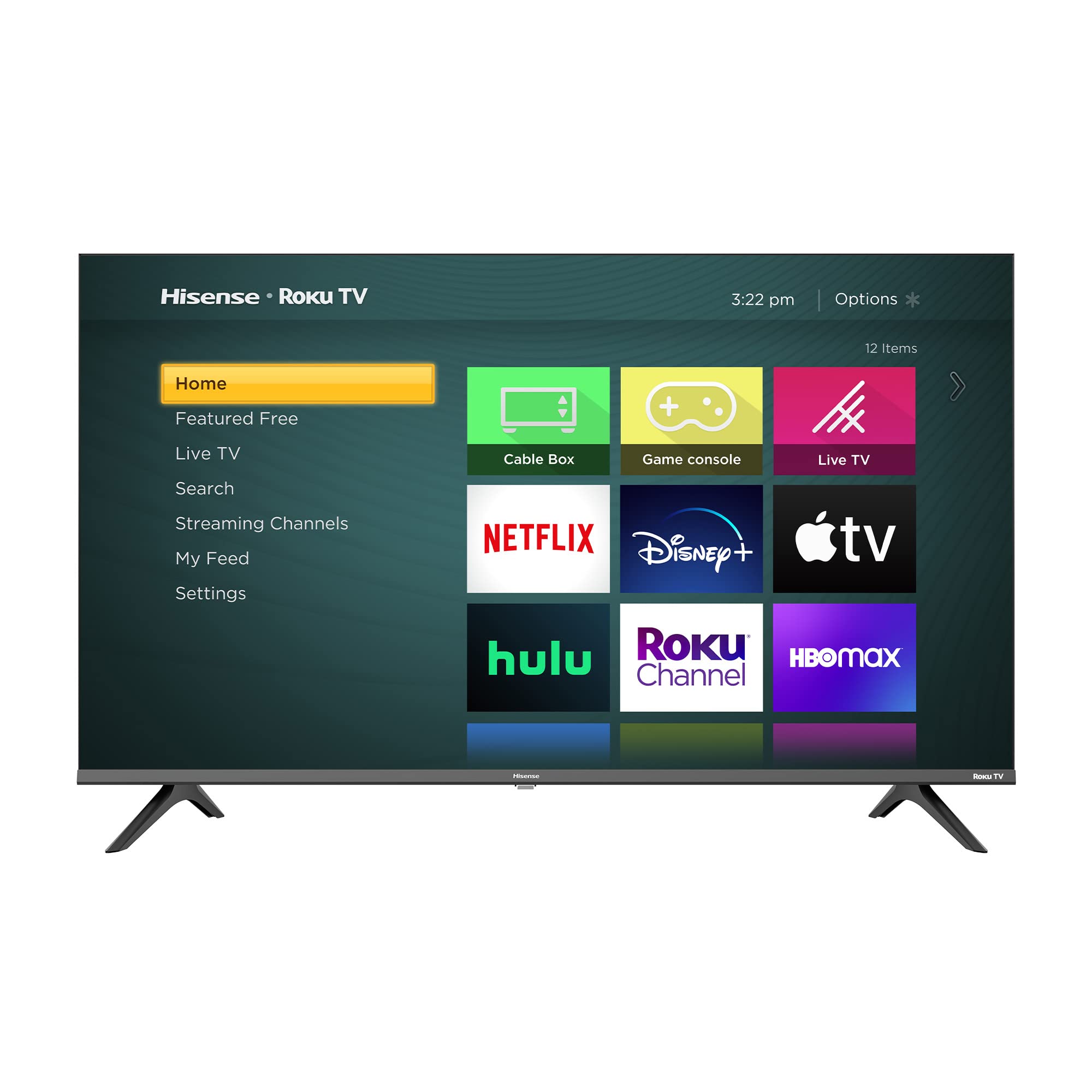 Hisense 32 Inch Class H4 Series Led Roku Smart Tv With Google Assistant And Alexa Compatibility (32H4G, 2021 Model)