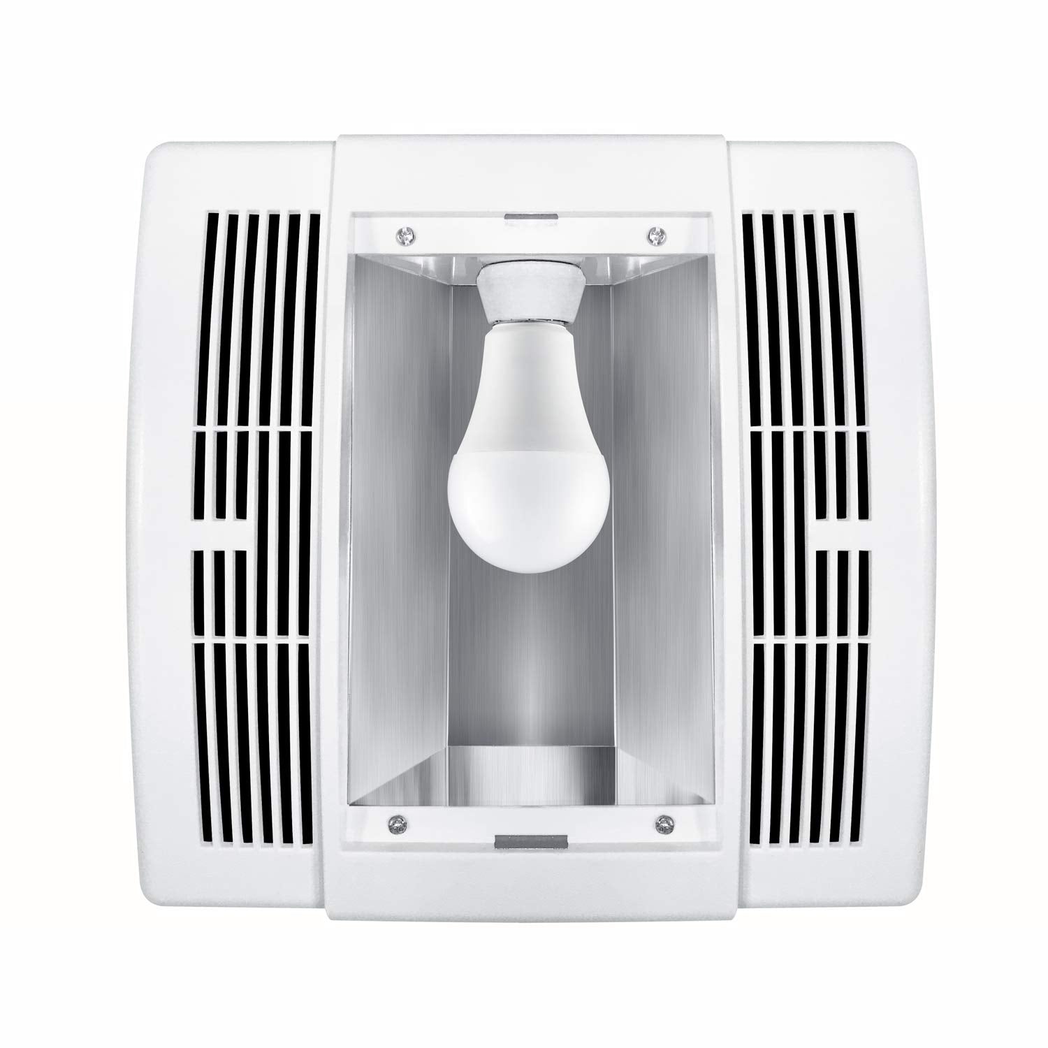 Tech Drive Bathroom Exhaust Fan With Light,Very Quiet 90 Cfm,1.5 Sone, E26 Led Blub 3000K 1100Lm,Ceiling Mounted Ventilation Fan
