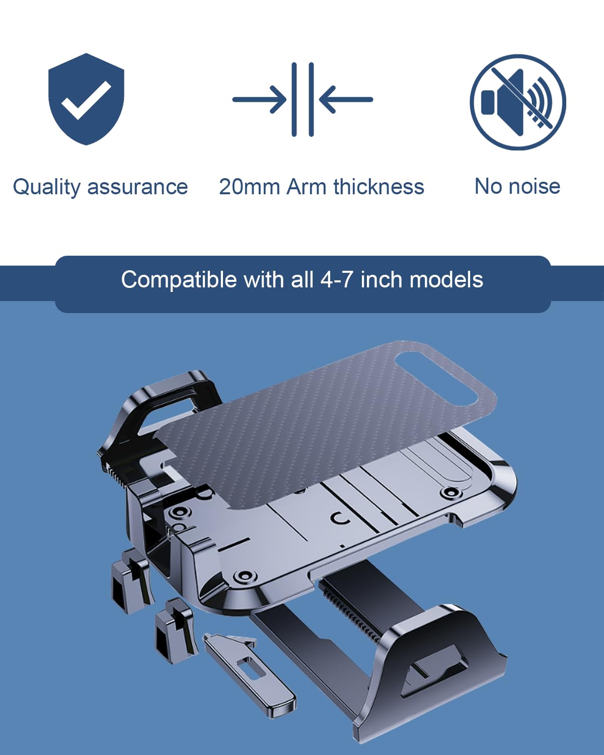 Oricarmes Toyota 4Runner Phone Mount For 2024 Toyota 4Runner Accessories Toyota 4Runner Phone Holder Support 2010-Present Toyota
