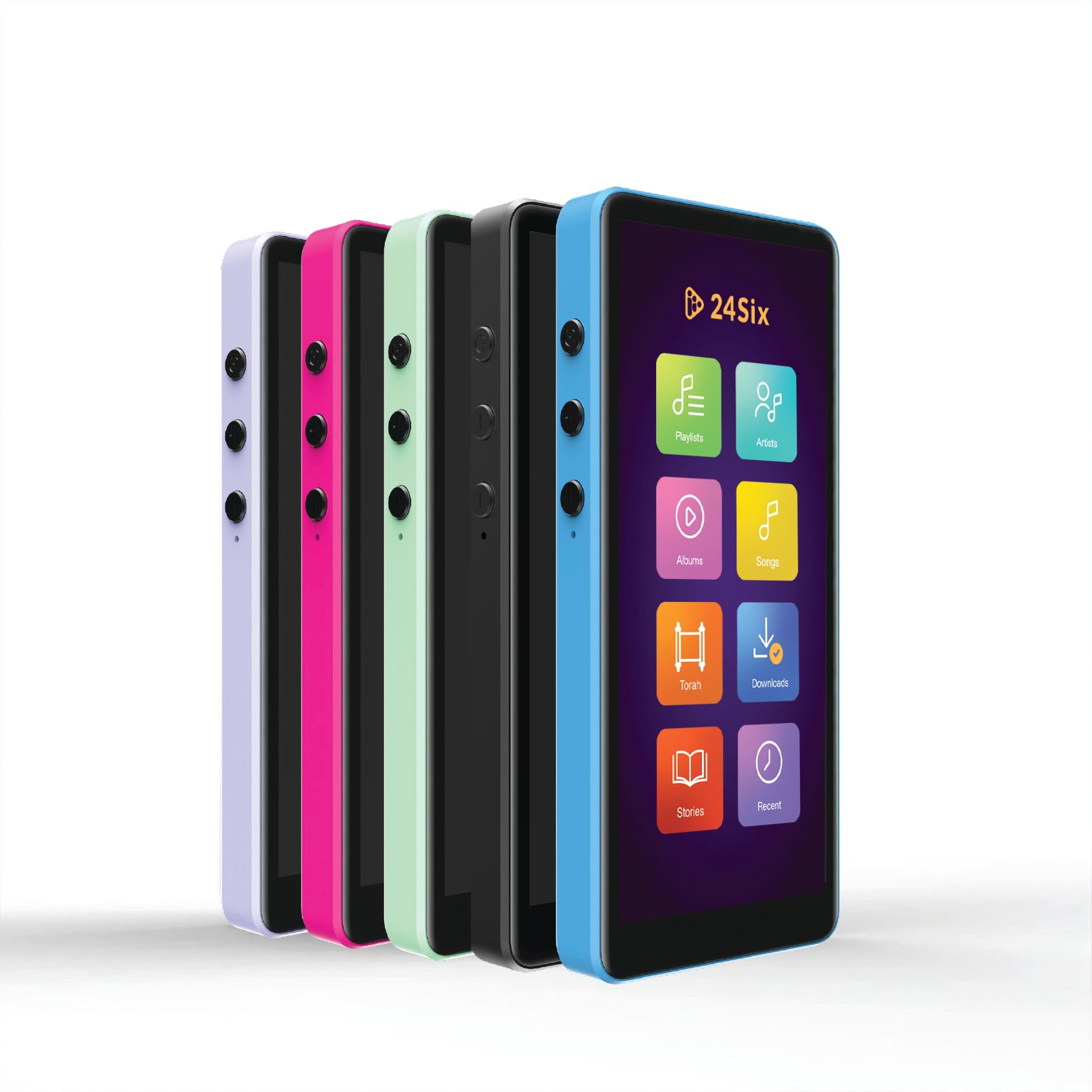 24Six Solo3 Mp3 Player   Jewish Music, Children'S Stories And Torah Shiurim Powered By Chein (Music Intelligence) (Purple)