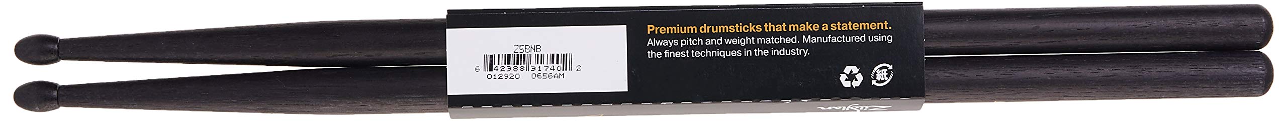 Avedis Zildjian Company 5B Nylon Black Drumsticks