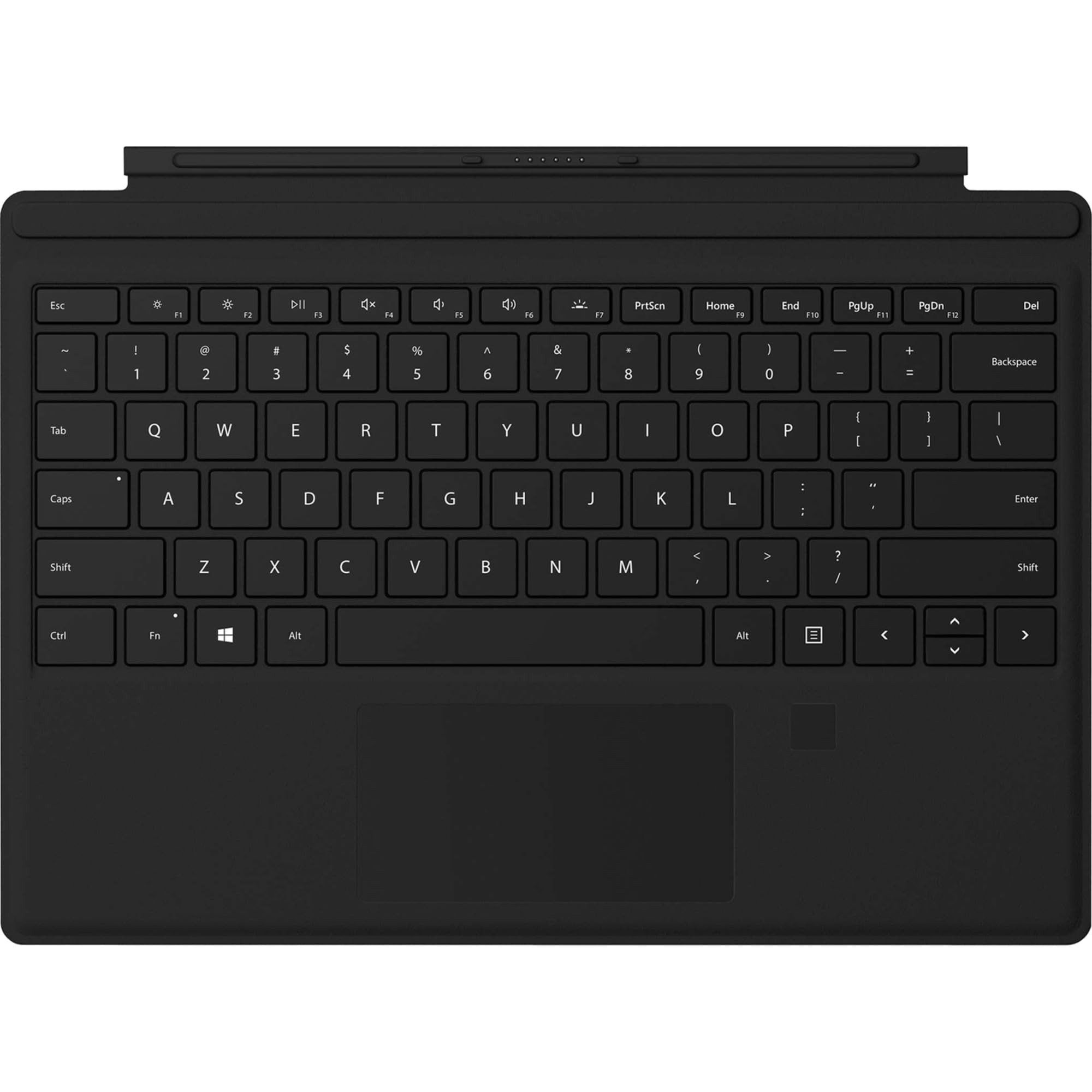 Microsoft Surface Pro Type Cover With Fingerprint Id (Black)