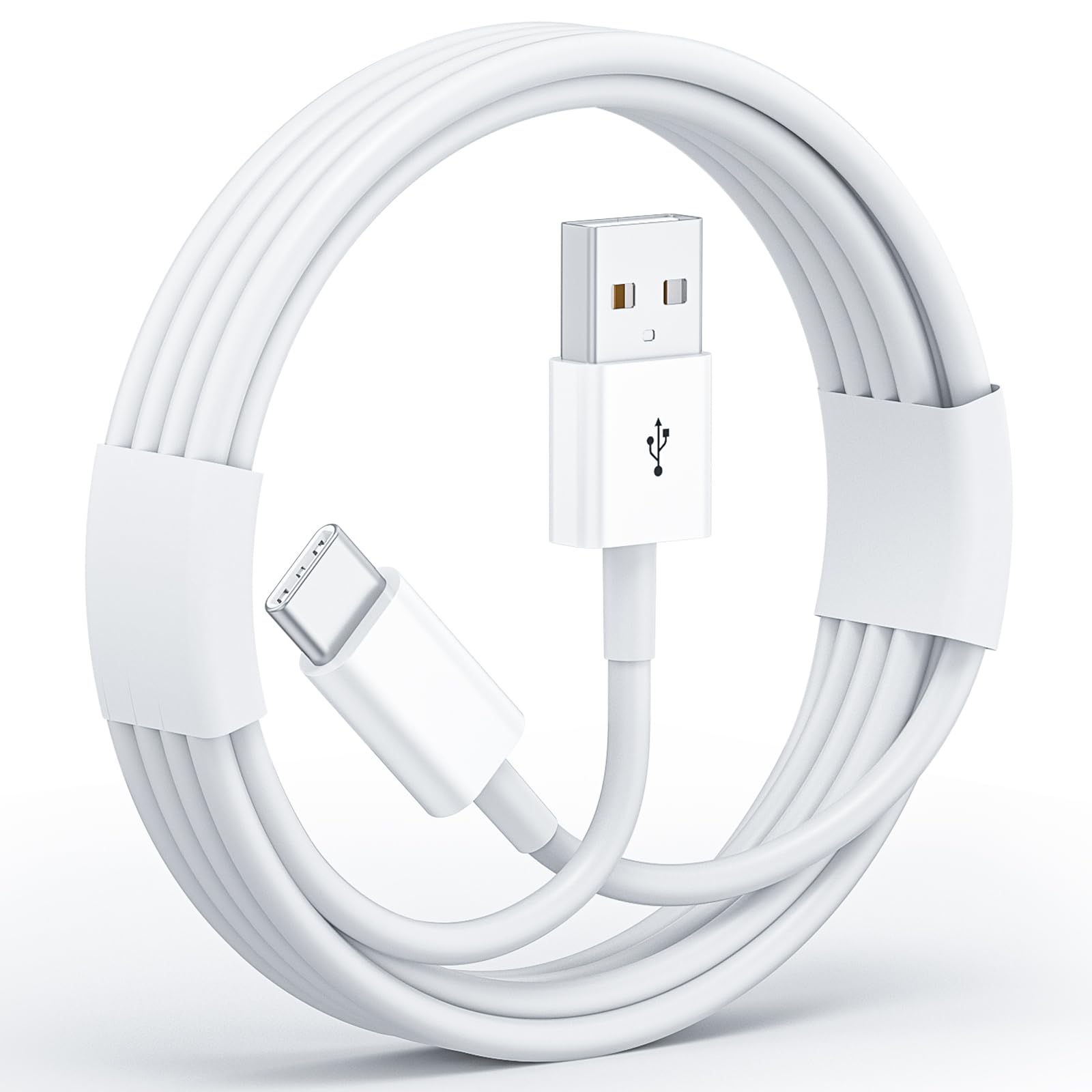 UIIAVS USB A to USB C CarPlay Cable, 3A Fast Charging, 3FT/0.9m White