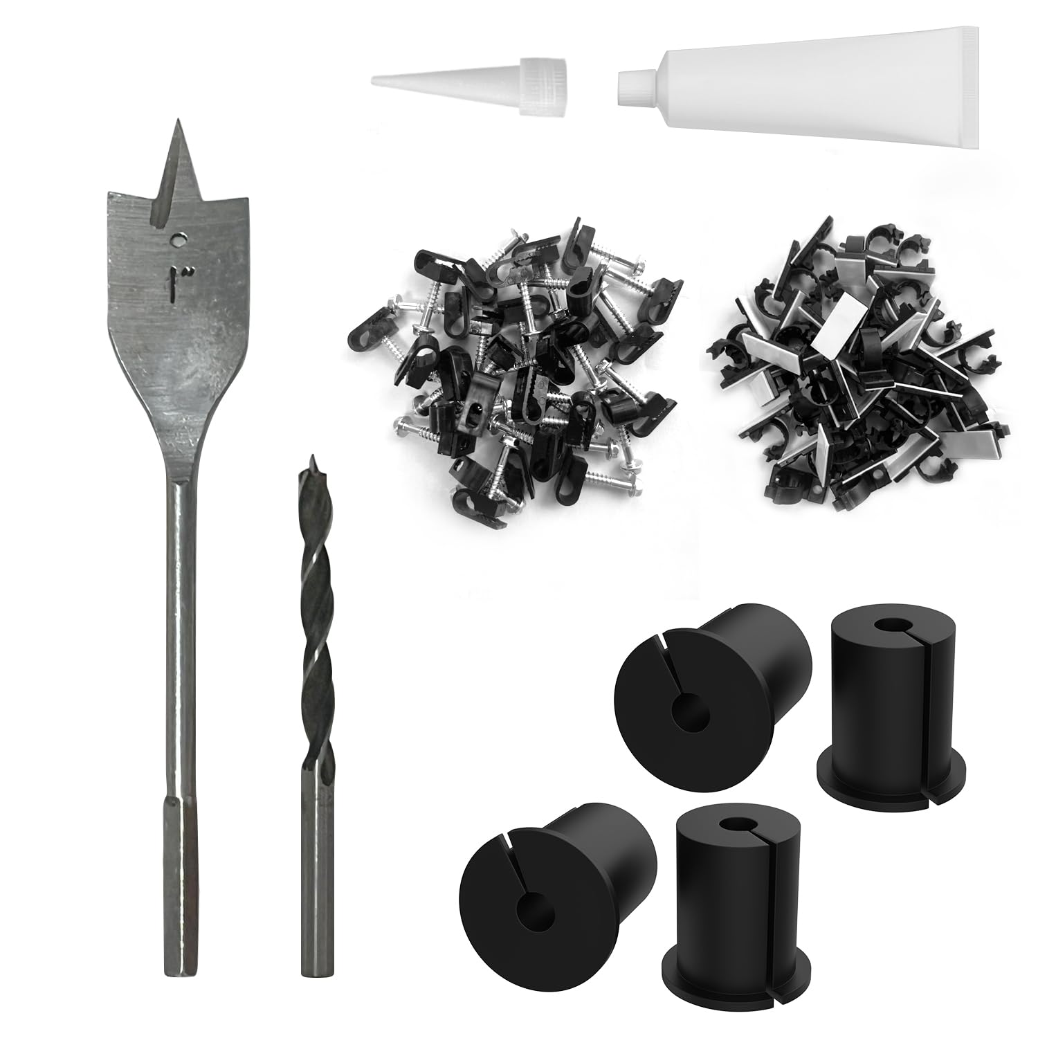 Starlink Cable Routing Kit,Starlink Ethernet Adapter,4Pcs Star Link Wall Bushing Grommets Accessories For Cable Wall Pass Throug