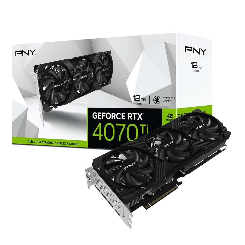 PNY GeForce RTX 4070 Ti 12GB Verto Triple Fan Graphics Card DLSS 3