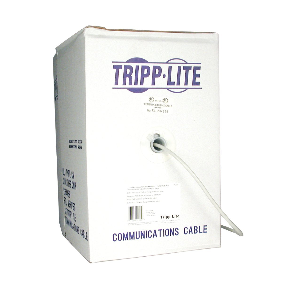 Tripp Lite Cat5E 350Mhz Bulk Stranded Core Pvc Cable   Gray 1000 Ft.(N020 01K Gy)