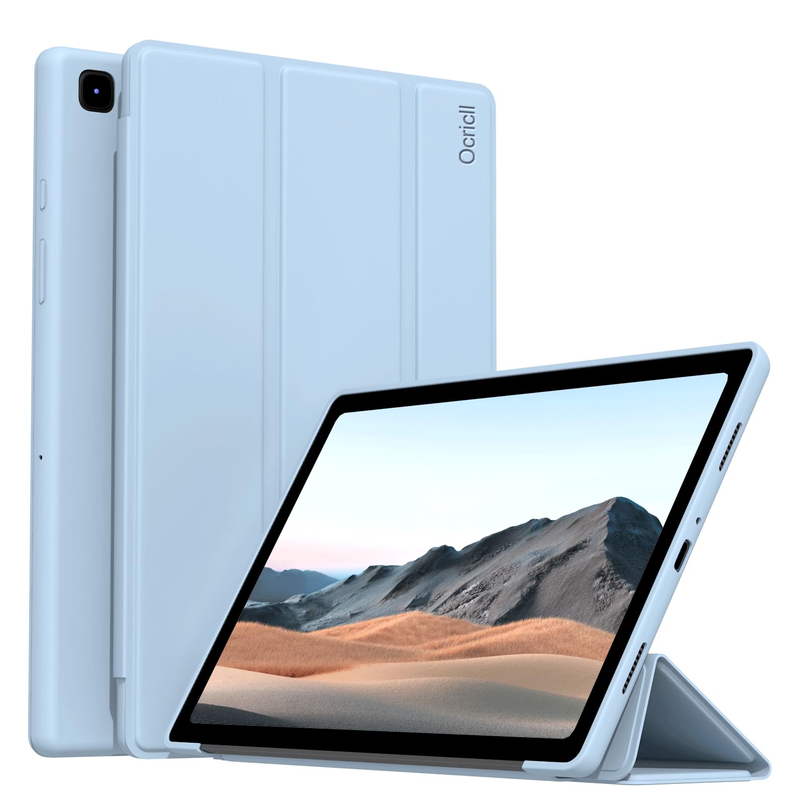 Ocricll Case for Samsung Galaxy Tab A7 10.4 Inch 2022/2020 (Model: SM-T503/T509/T500/T505/T507), Slim Lightweight Trifold Stand 