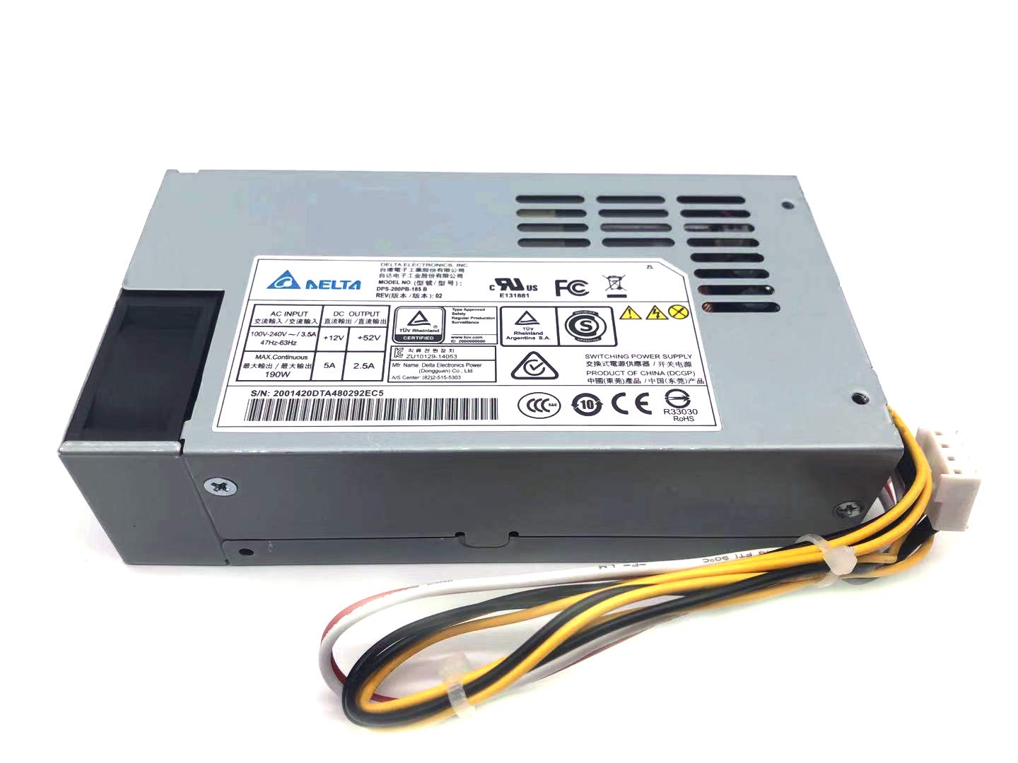 Power Supply Dps 200Pb 185B 190W For Delta Ac100 240V 3.5A 47 63Hz
