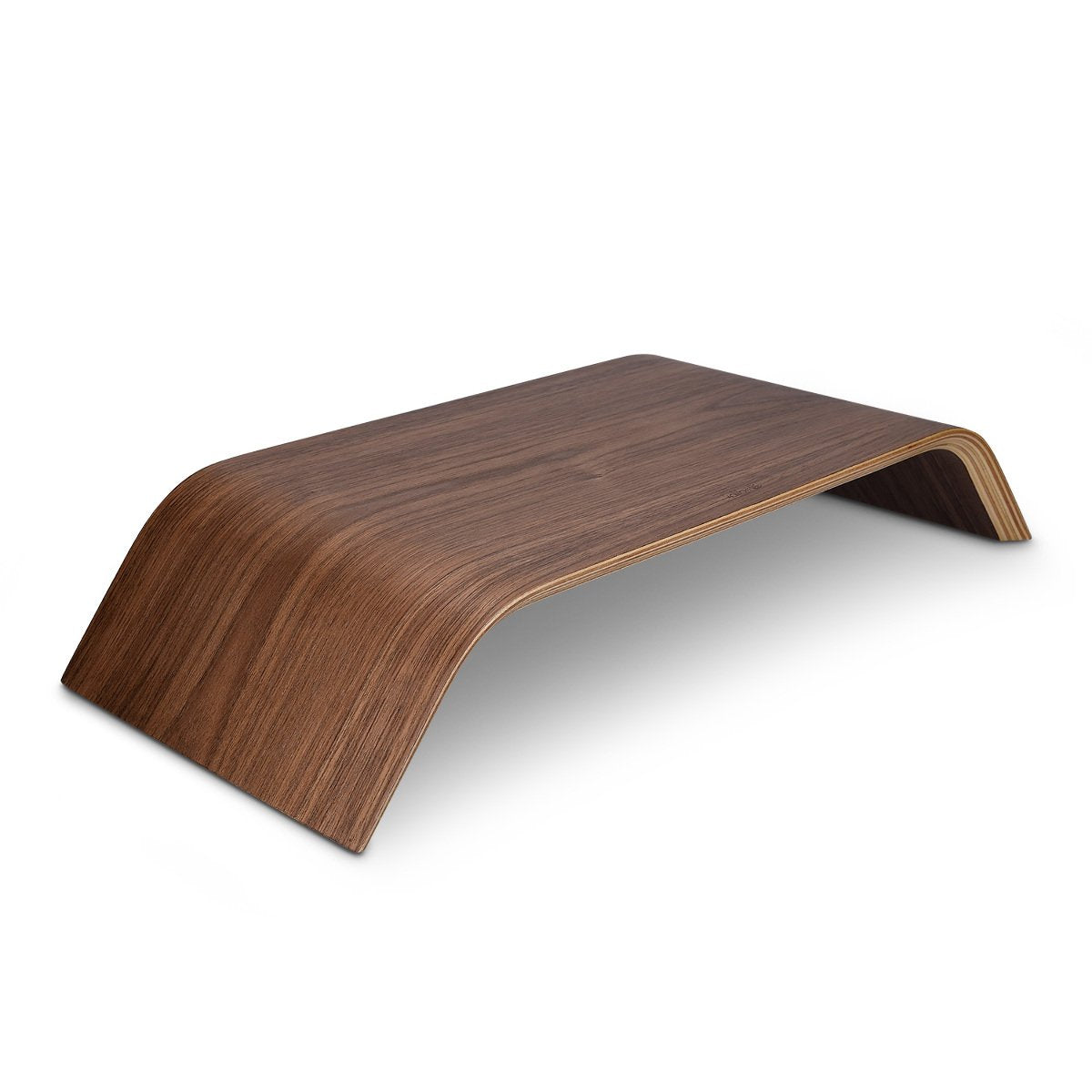 Kalibri Wood Monitor Stand Riser   Computer Desk Holder Desktop Dock Wooden Mount Display For Pc Tv Screen Notebook Laptop   Wal