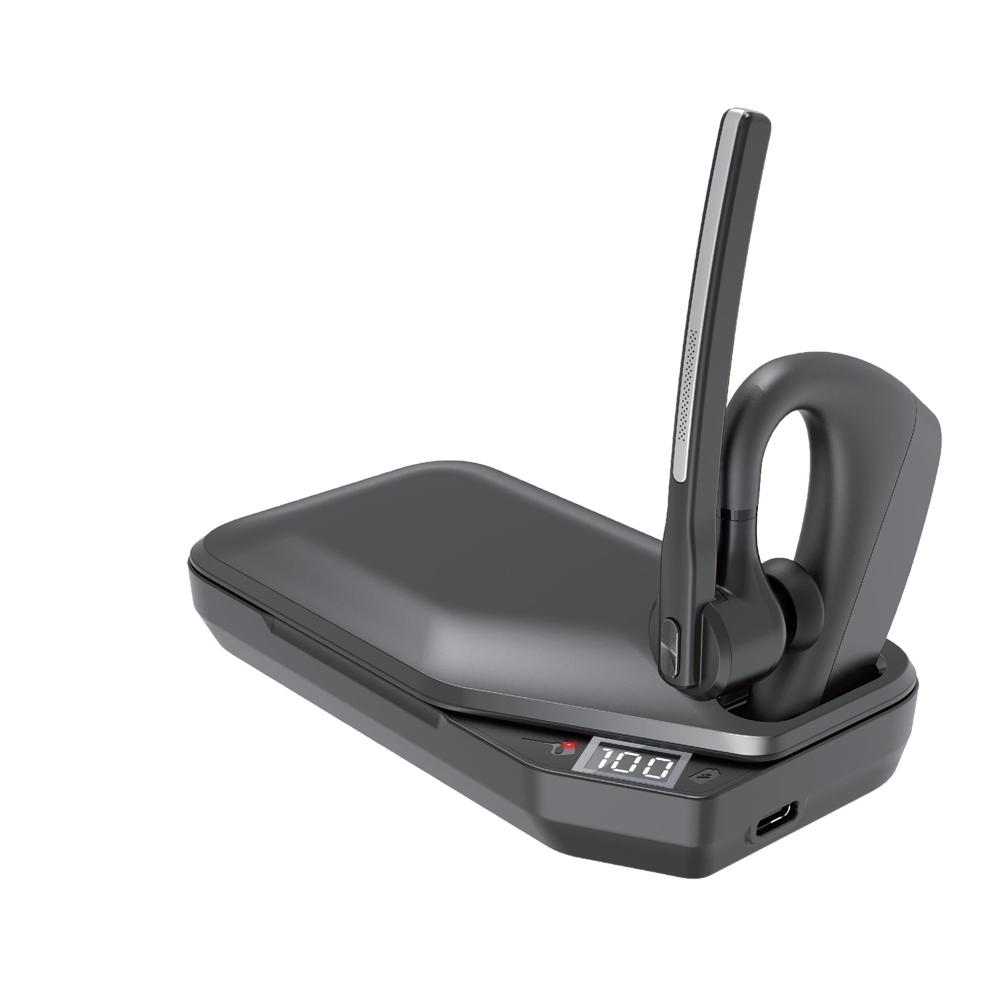 Conambo Bluetooth Headset V5.2 Wireless Bluetooth Earpiece with 750mAH Charging Case 80Hrs Talktime Wireless Headset with CVC8.0