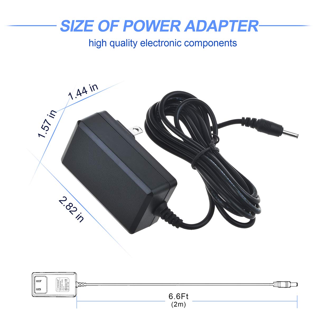 Pkpower Ac Adapter Compatible With Remington Shaver Pg525 Pg6135 Pg6145 Pg 6145 Pg6155 Pg 6155 Pg6025 Pg6060, Power Supply For M