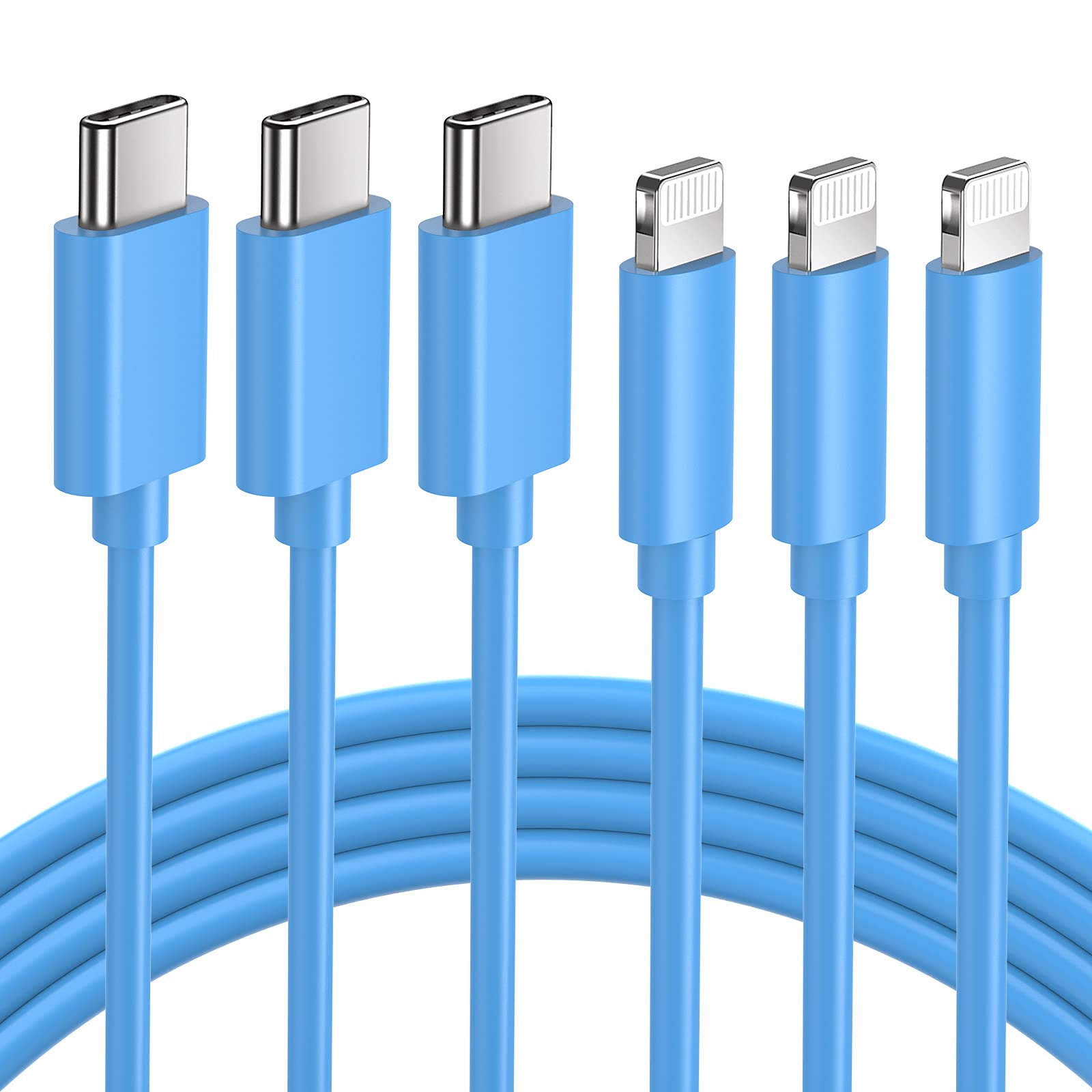Quntis Iphone 14 Fast Charging Cable 3Pack 6Ft Mfi Certified Usb C To Lightning Cable, Type C Iphone Charger Cord For Iphone 14 