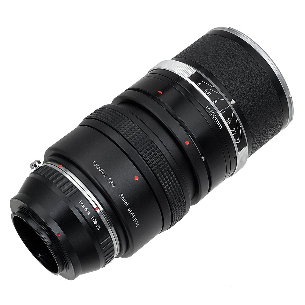Fotodiox Pro Lens Mount Adapters, Rolleiflex Sl66 (Rollei Sl66E, Sl66X, Sl66Se) Series Lenses To Fujifilm X-Series Mirrorless Ca