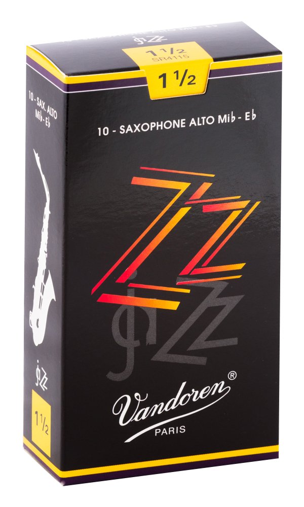 Vandoren Sr4115 Alto Sax Zz Reeds Strength 15 Box Of 10