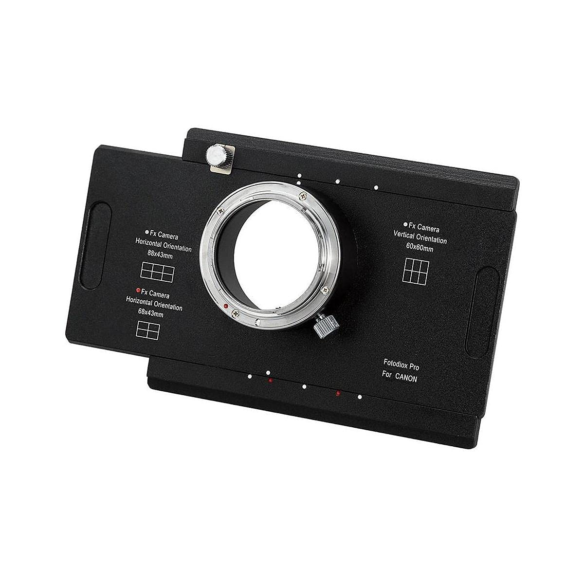 Fotodiox Pro Lens Mount Adapter - Canon Eos D/Slr To Large Format 4X5 View Cameras With A Graflok Rear Standard - Shift/Stitch A