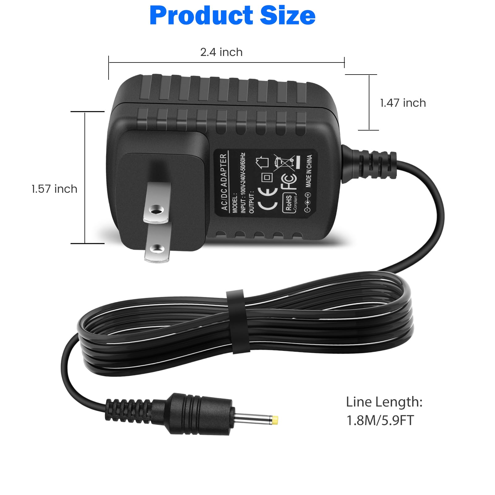 2.3V Charger For Braun Bt3000 Bt3020 Bt3021 Bt3022 Bt3221 Bt3222 Bt3240 Mg3010 Mgk3020 Mgk3021 Mgk3025 Mgk3210 Mgk3220 Mgk 3221