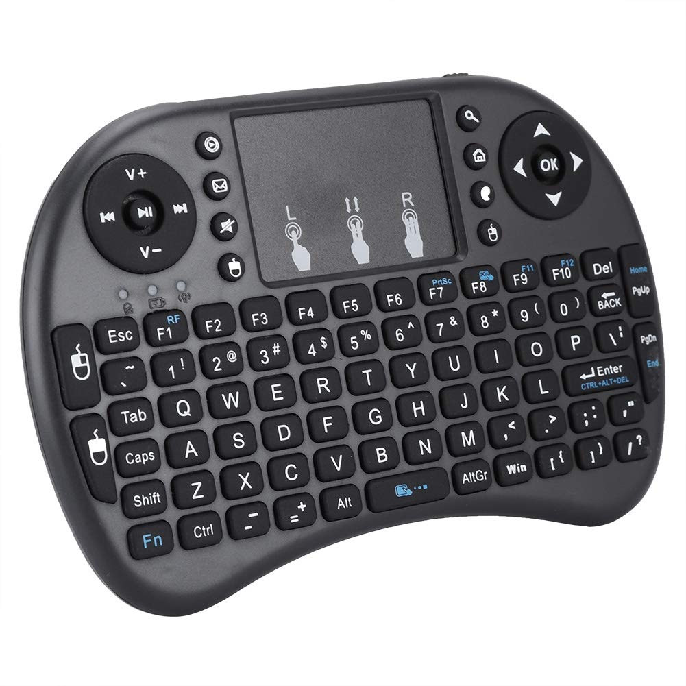 Mini I8 Wireless Keyboard With Touchpad For Pc, 2.4Ghz, 92Key, Multimedia Control Keys, Auto Sleep/Wake