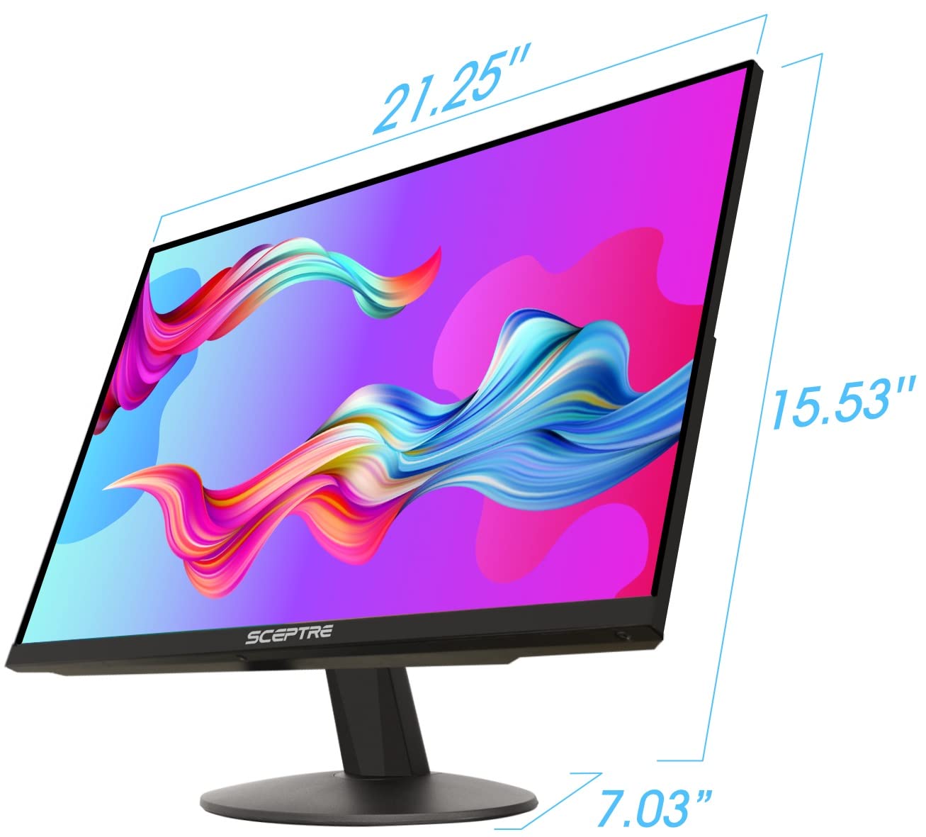 Sceptre Ips 24 Inch Business Computer Monitor 1080P 75Hz With Hdmi Vga Build In Speakers, Machine Black (E248W Fpt)