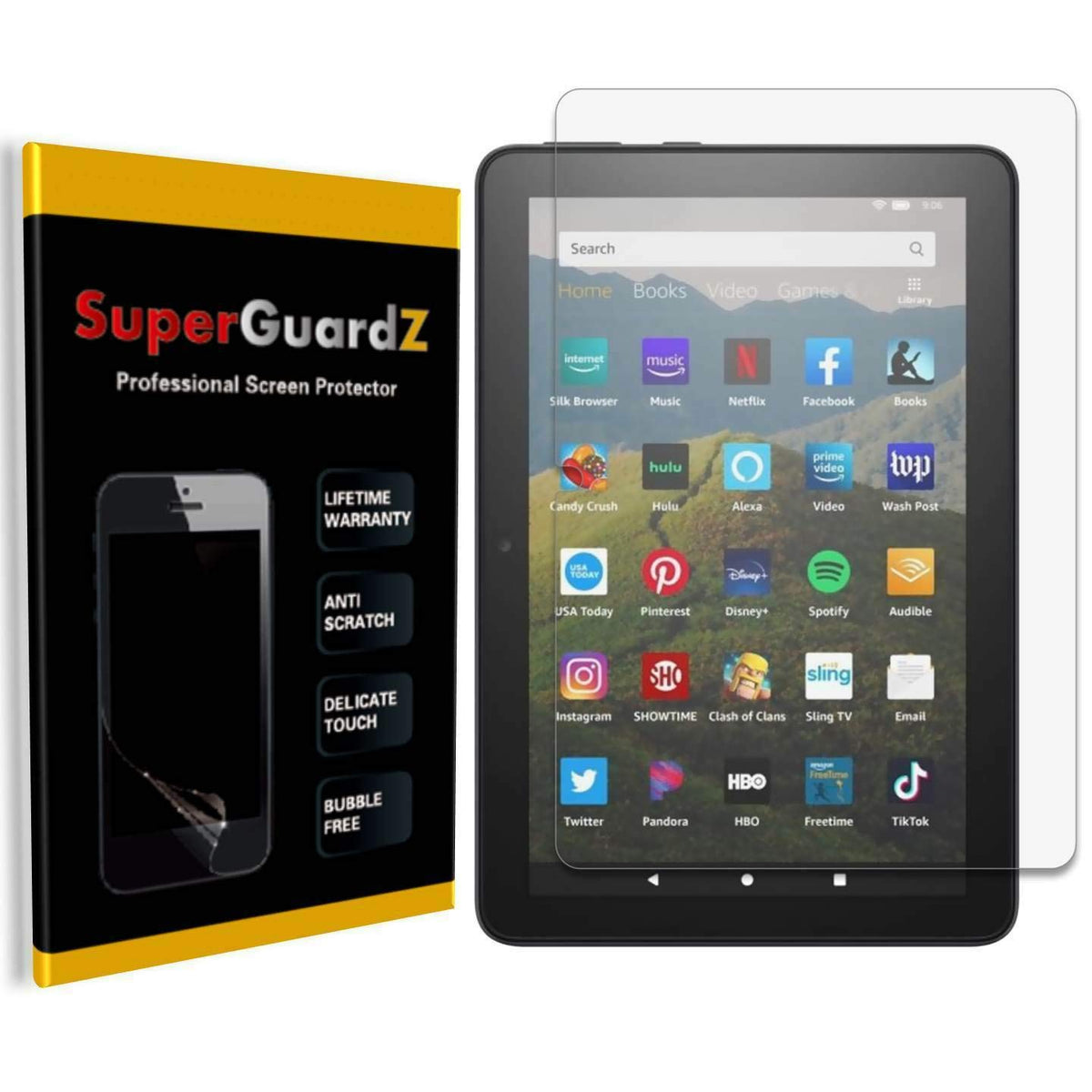 [3 Pack] For Fire Hd 8 (12Th/10Th Gen, 2022/2020) / Fire Hd 8 Plus (12Th/10Th Gen, 2022/2020) / Fire Hd 8 Kids (12Th/10Th Gen, 2