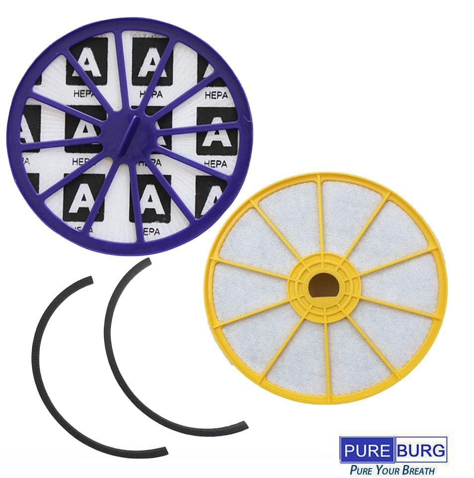 Pureburg Dc07 Replacement Hepa Filter Set Compatible With Dyson Dc07 Series Animal All Floors Vacuum Cleaner Part 901420 02 9049