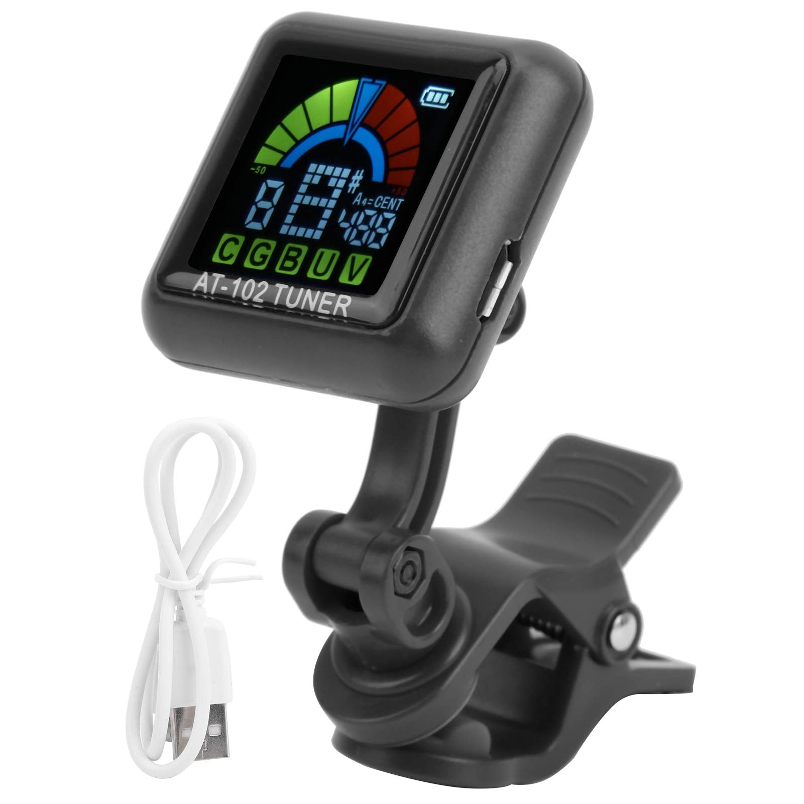 Guitar Tuner, Violin Tuner Aroma Guitar Clip On Tuner Usb Rechargeable Built In Battery Violin Ukulele Tuner At 102 With Color S