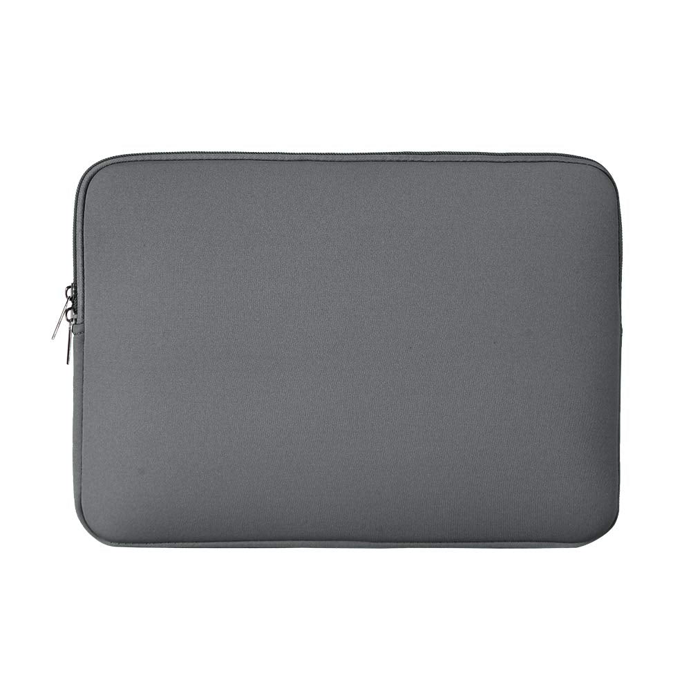 RAINYEAR 15.6 Inch Laptop Sleeve Protective Case Soft Carrying Zipper Bag Cover Compatible with 15.6' Notebook Computer Ultrabook Chromebook (Gray)