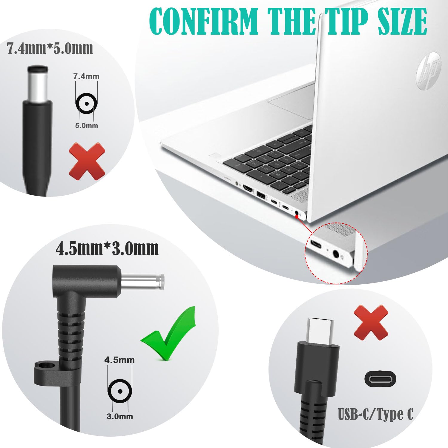 280W 20V 14A Ac Charger Adapter For Hp Omen Gaming Laptop Tpn La27 Tpn Ca26 A280A011P Pa 1281 08Ht M94073 001 M94073 002 M95376 001 Hp Zbook Fury G9 Laptop Power Supply Cord