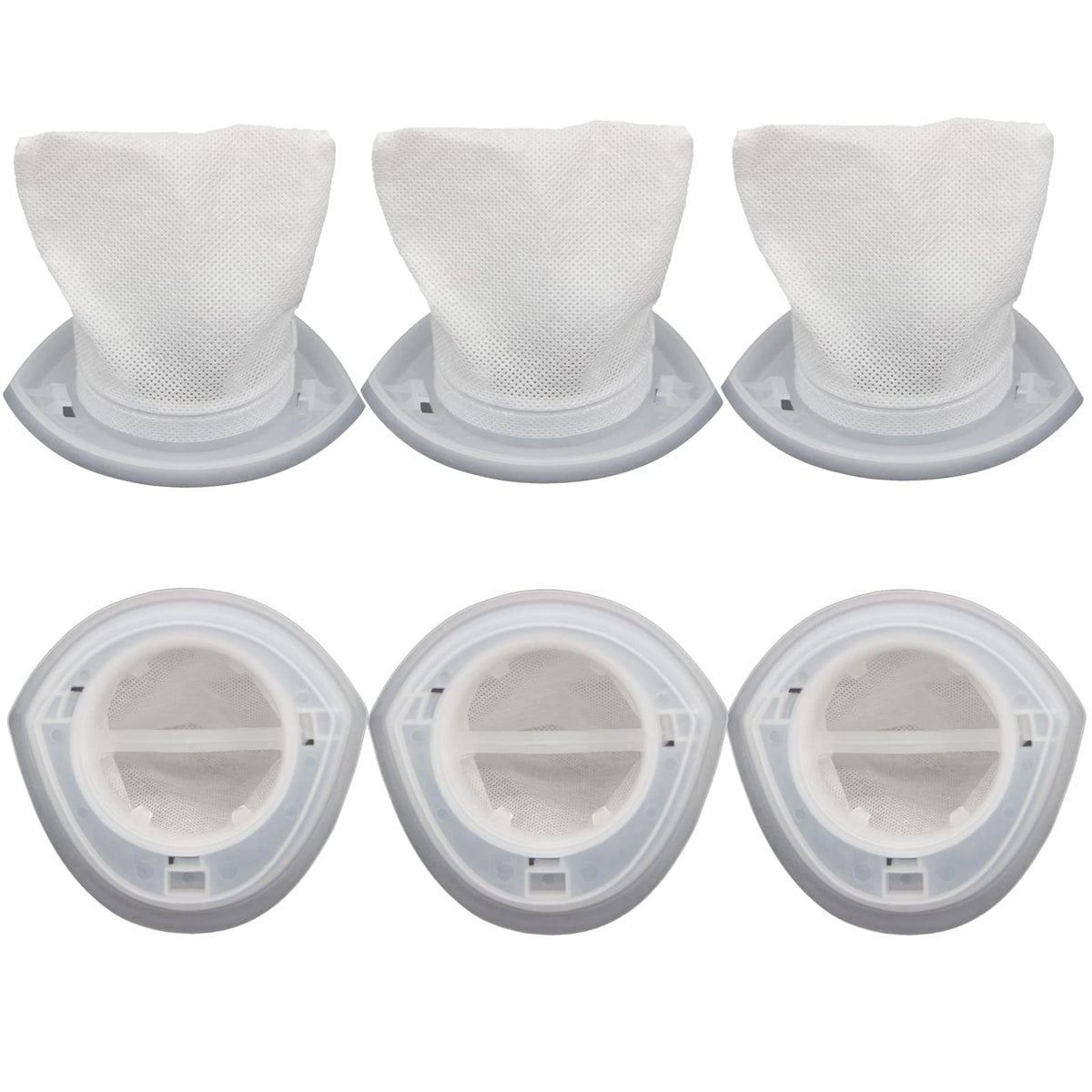 Aolleteau 6 Pack Evf100 Filters Compatible With Black+Decker Hnv220B, Hnv215B, Hnv115B Series, Hhs315J01, Bdh7200Chv, Bdh9600Chv