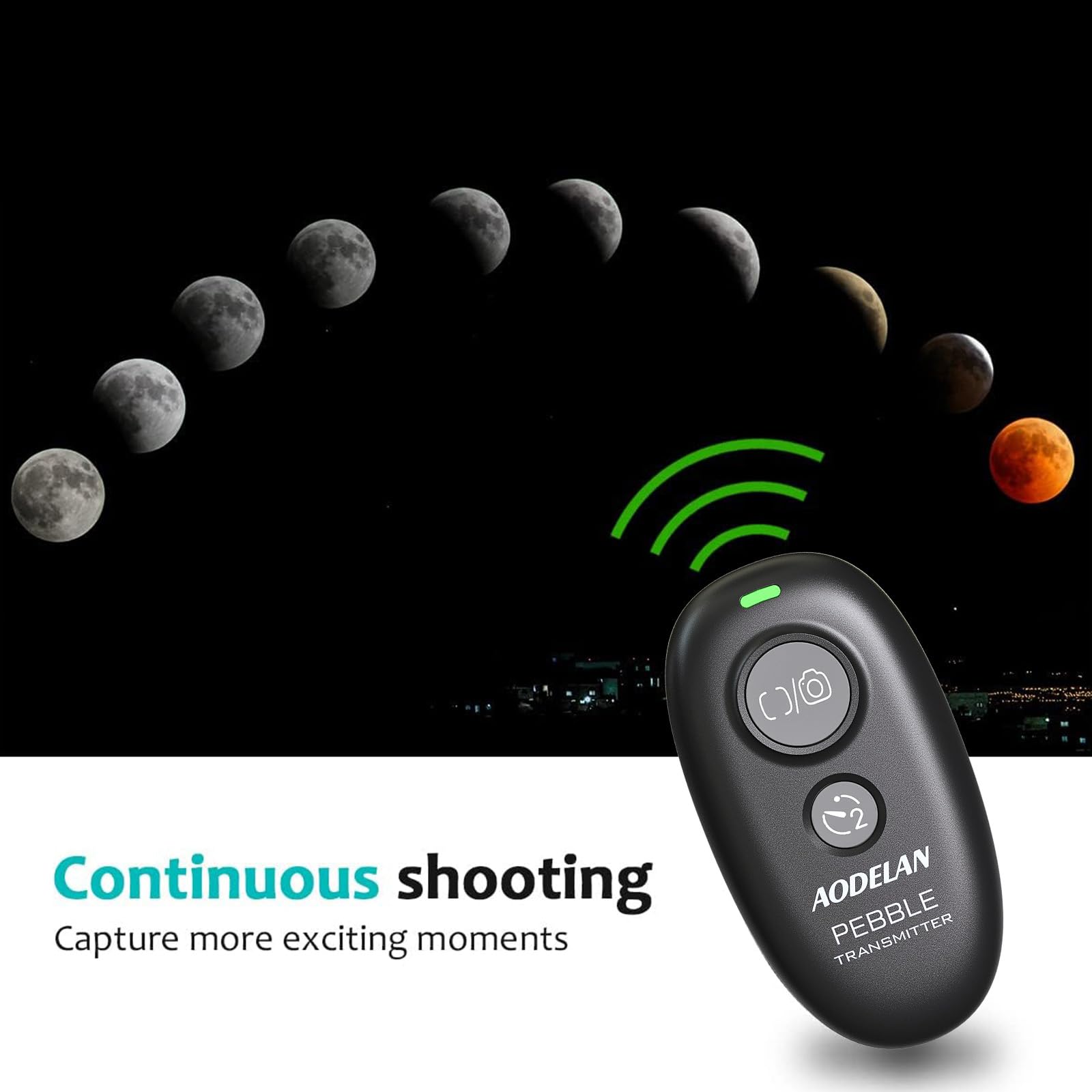 Camera Remote Control Wireless Shutter For Canon Eos Rp, R6, Ros Rp, Rebel T6, T7, T5, T3, Sl2, 5D Mark Ii, 5D Mark Iii, 5D Mark