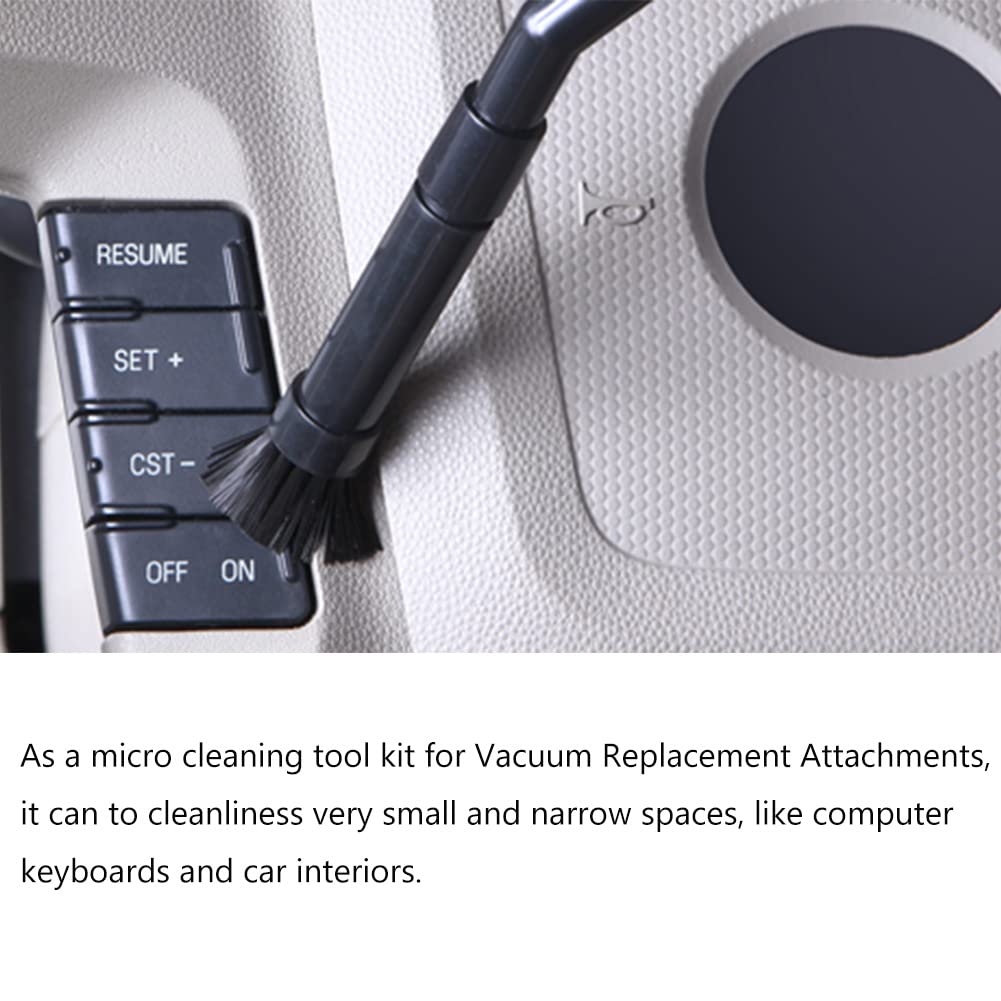 Eboxer Micro Kit Vacuum Attachments, Wet Dry Vacs Accessories For Compact Wet Dry Shop Vacuum, Home Car Vehicle Cleaner Tool Acc