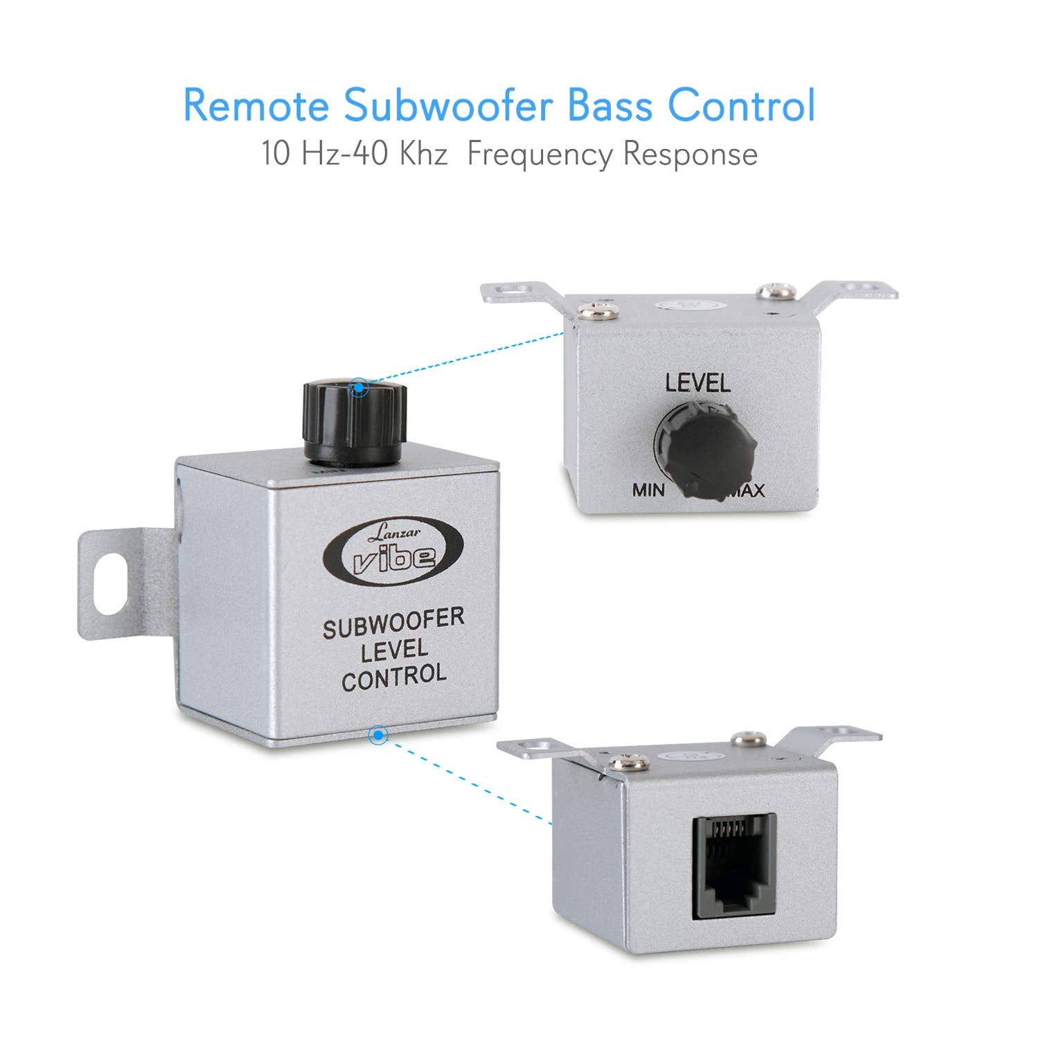 Lanzar 2 Channel Car Stereo Amplifier - 6,000 Watt Dual Channel Bridgeable W/ Subwoofer Bass Control, High Power Mosfet, Rca Inp