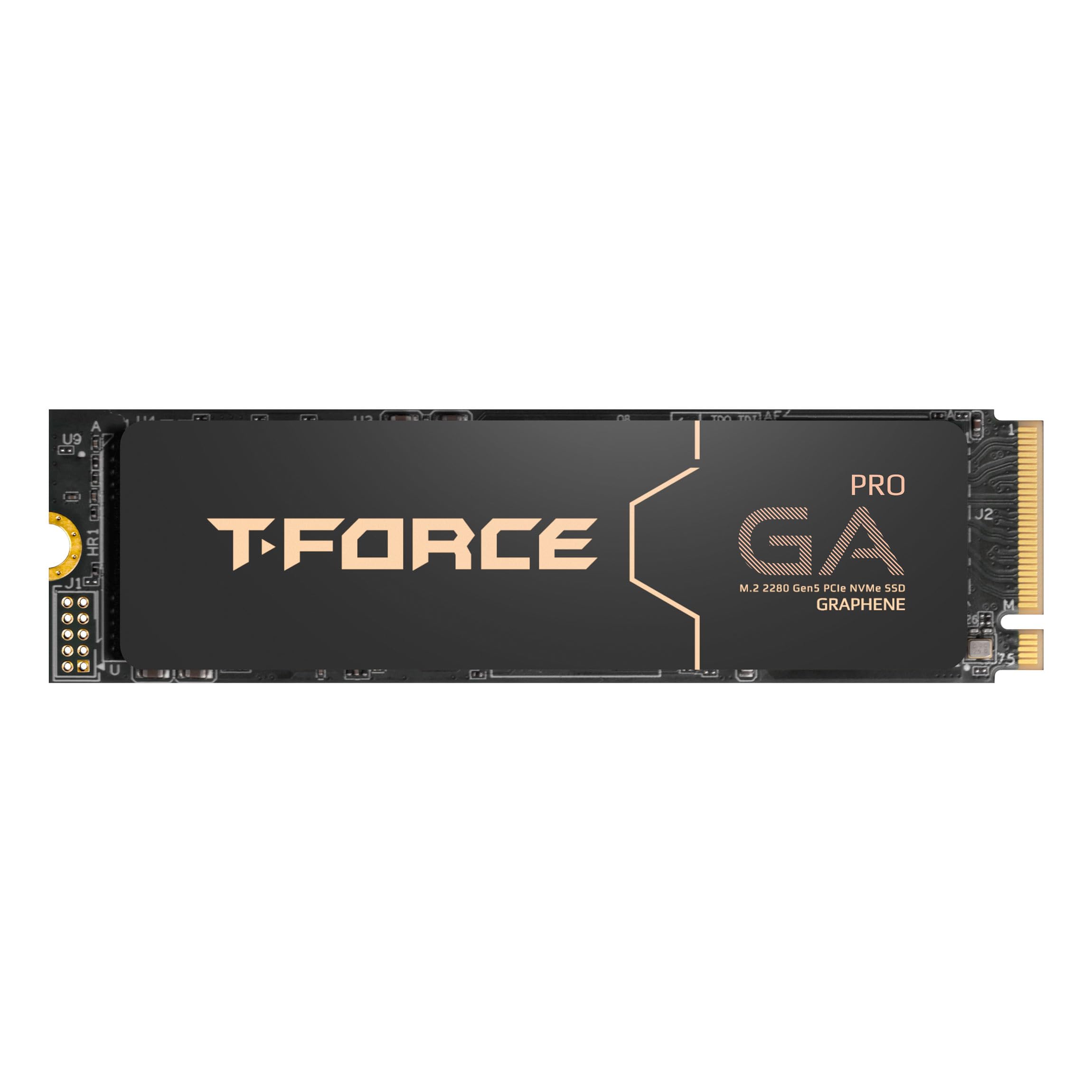 TEAMGROUP T-Force GA PRO 2TB SSD Patented Graphene Heatsink DRAM SLC Cache 3D TLC NAND NVMe InnoGrit PCIe Gen5x4 M.2 2280 Intern