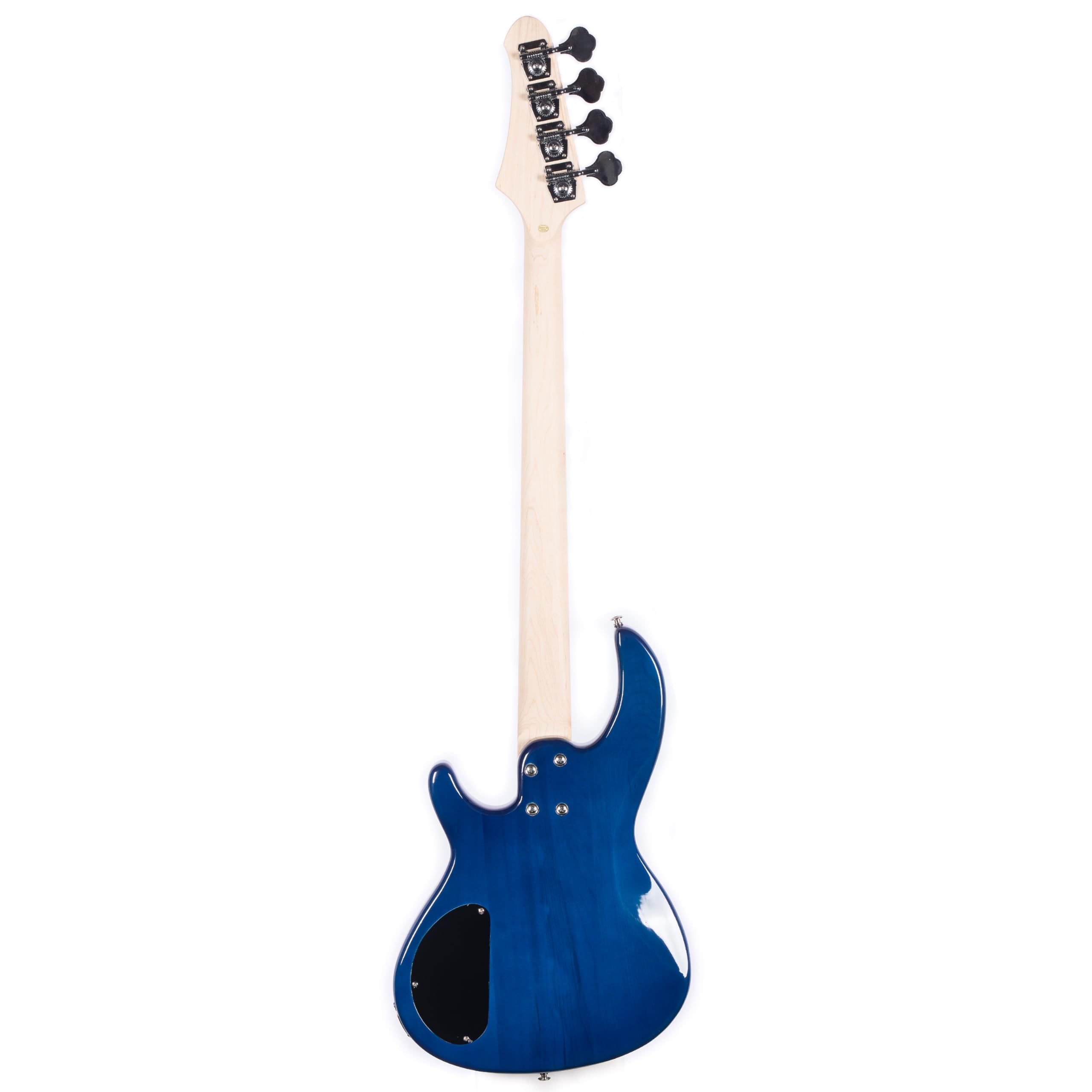 Grote Gtbs-01 Electric Bass Guitar 4 String Maple Headstock Maple Neck Poplar Body (Blue)