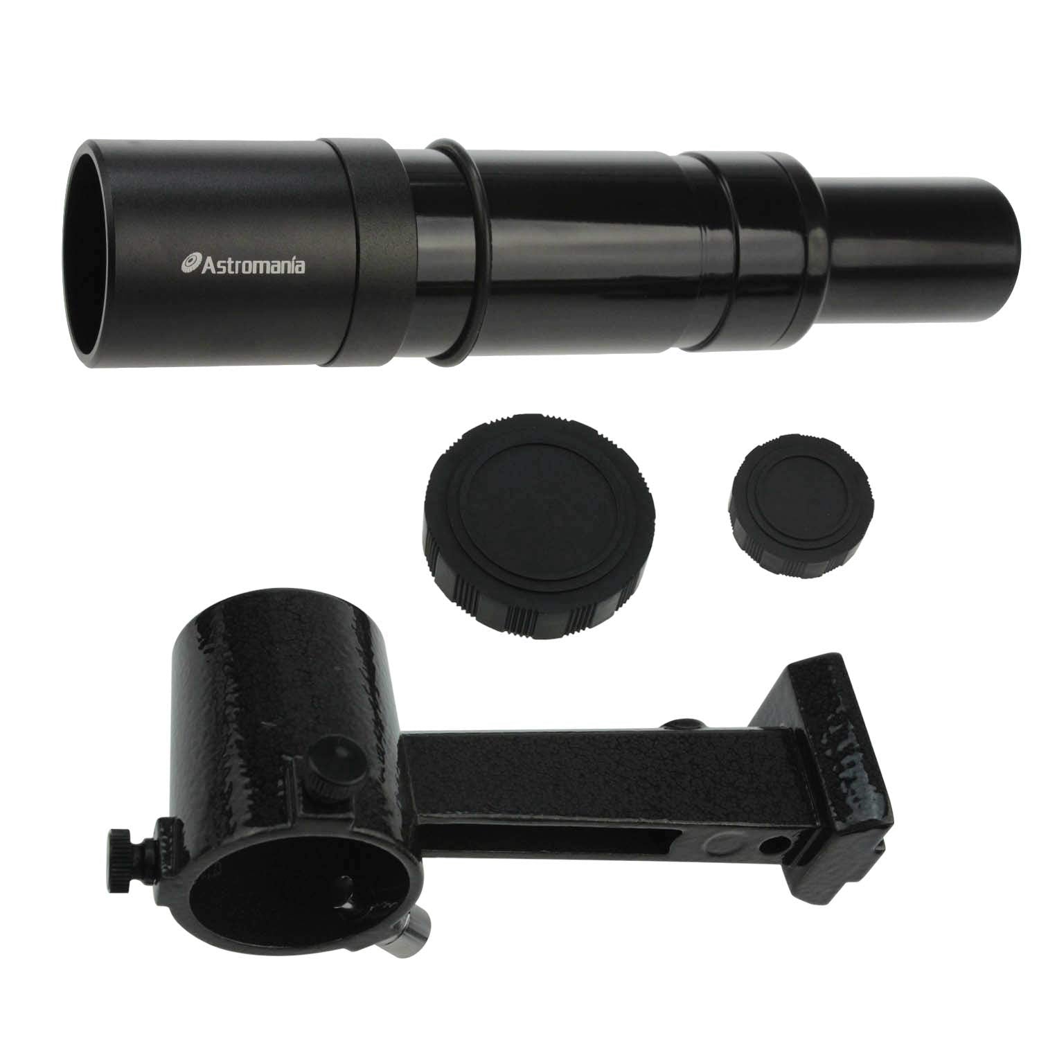 Astromania 6X30 Finder Scope, Black   Provides An Upright, Non Reversed Image