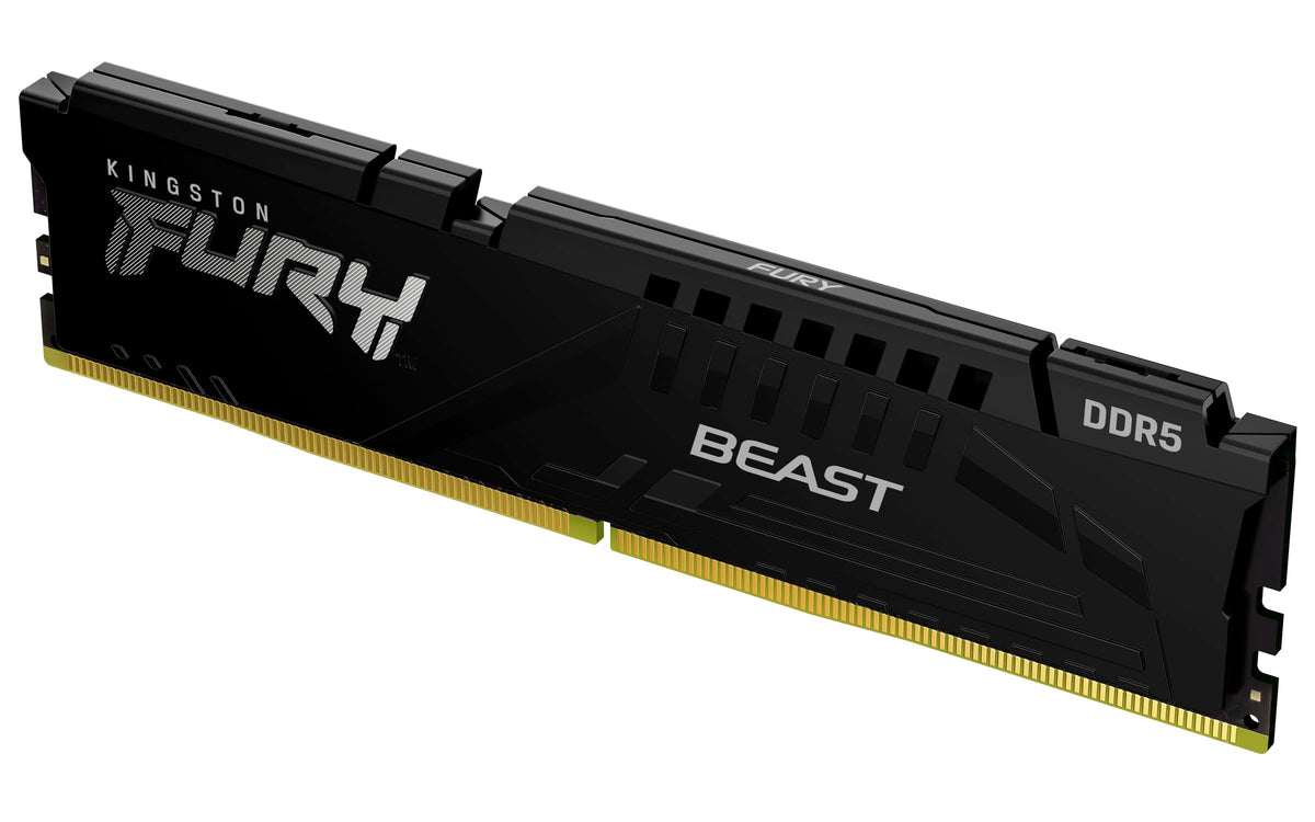 Kingston Fury Beast 8Gb 6000Mt/S Ddr5 Cl30 Desktop Memory | Amd Expo | Plug N Play | Single Module | Kf560C30Bbe 8
